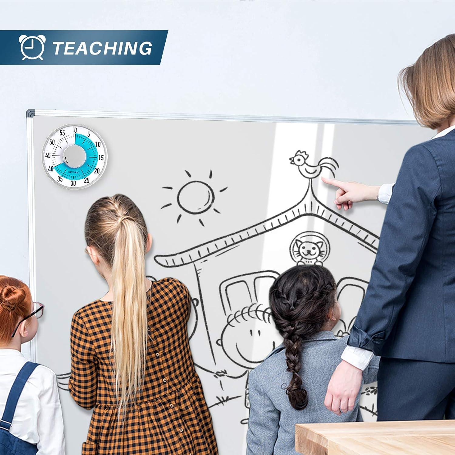 Temporizador Visual Secura 60 Minutos Mecánico Azul