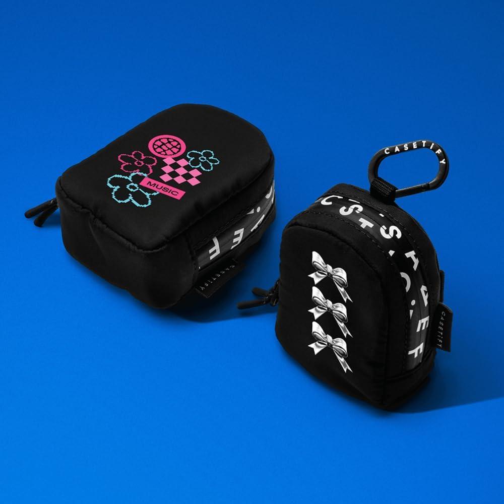 Funda para Auriculares CASETiFY Negra Resistente al Agua