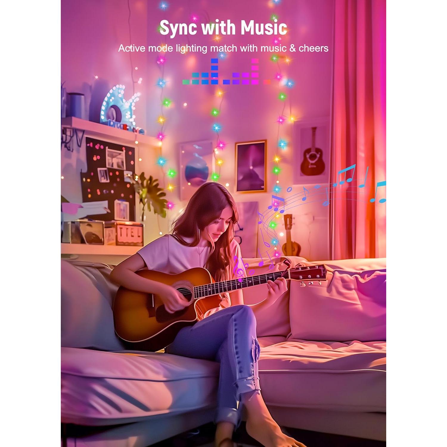 Luces de Hadas Inteligentes Brightown 10M 200LEDs Multicolor