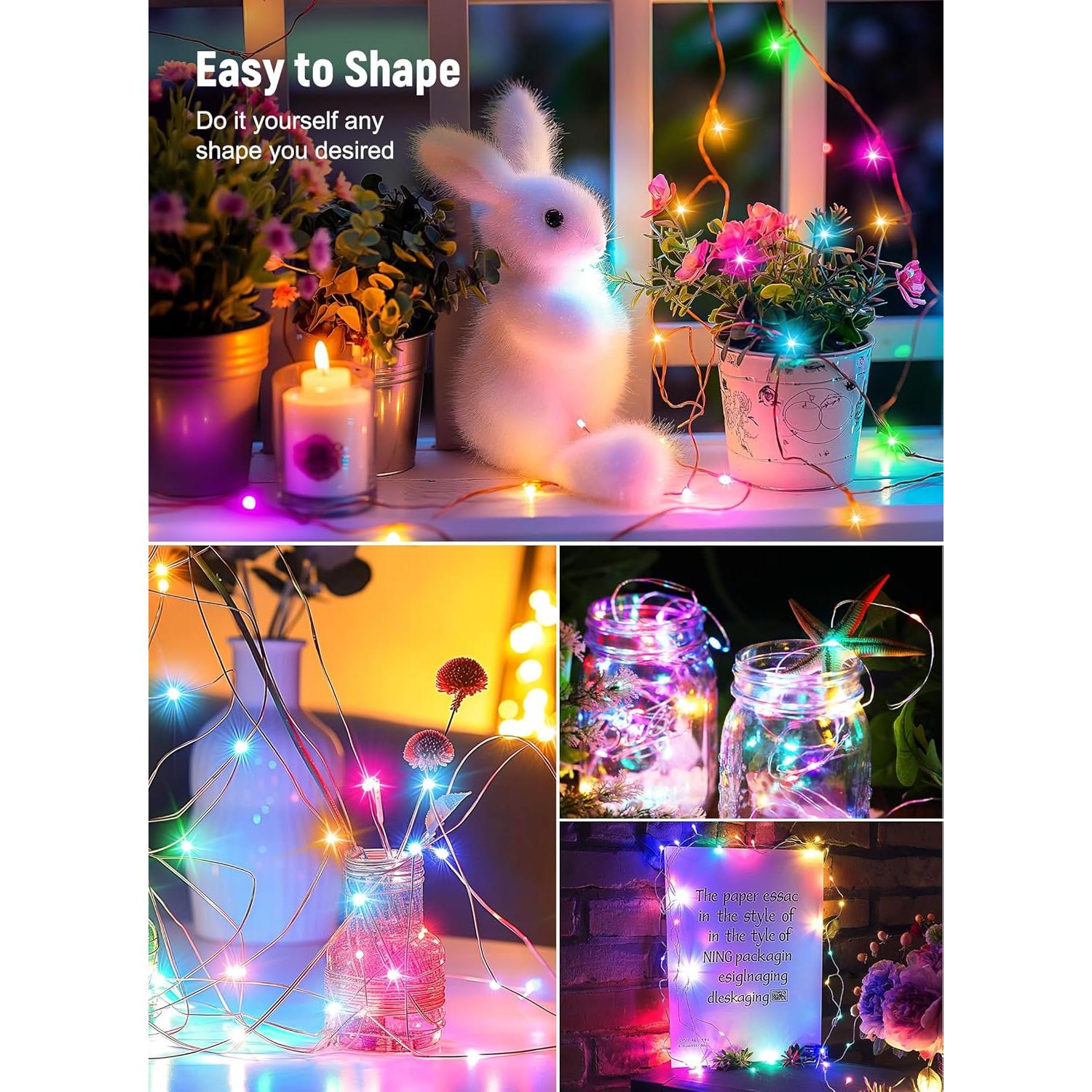 Luces de Hadas Inteligentes Brightown 10M 200LEDs Multicolor