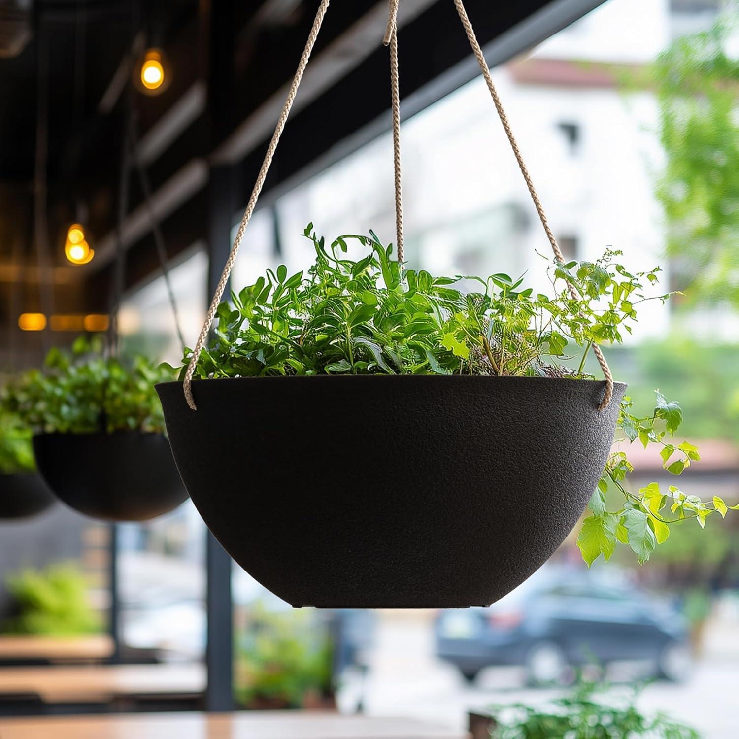 Macetas Colgantes Grandes LA JOLIE MUSE - Set de 2, 33.5 cm