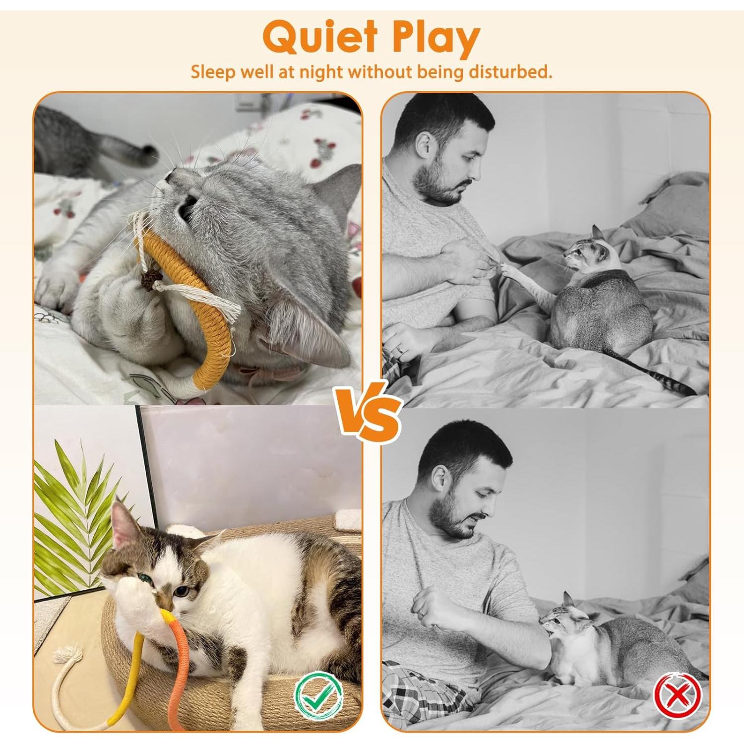 Juguetes para Gatos Tocirelo - Paquete de 6 Cuerdas Masticar