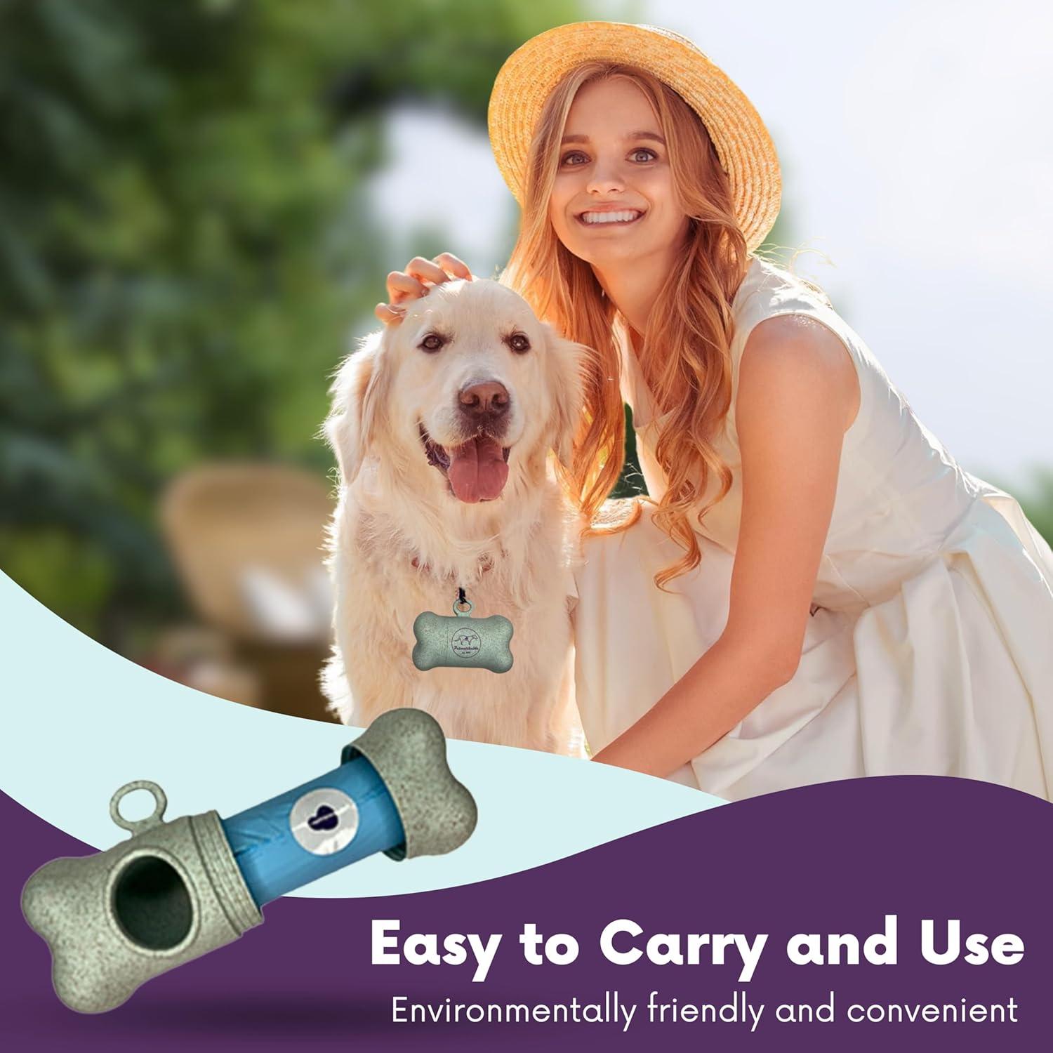 Dispensador de Bolsas de Desechos Petmarkable + 15 Bolsas Ecológicas