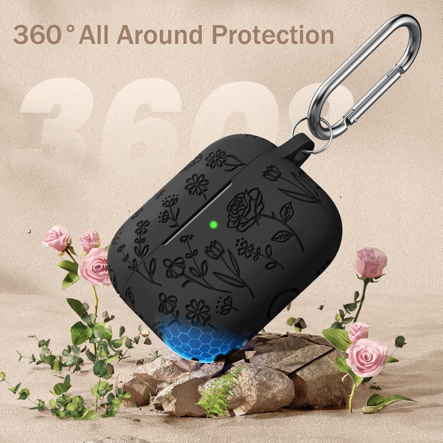 Funda de Silicona Rosa para AirPods Pro 2ª/1ª DGege