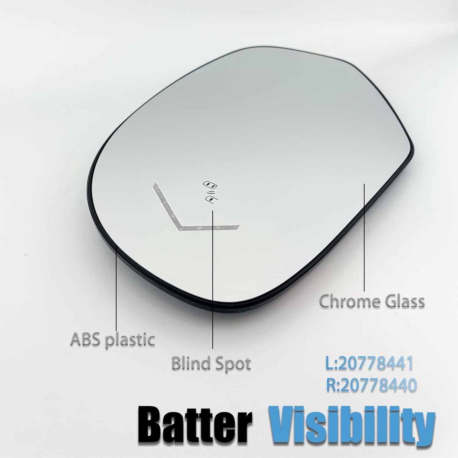 Cristal Espejo Lateral Izquierdo MENGYUCAR 2009-2014 Cadillac