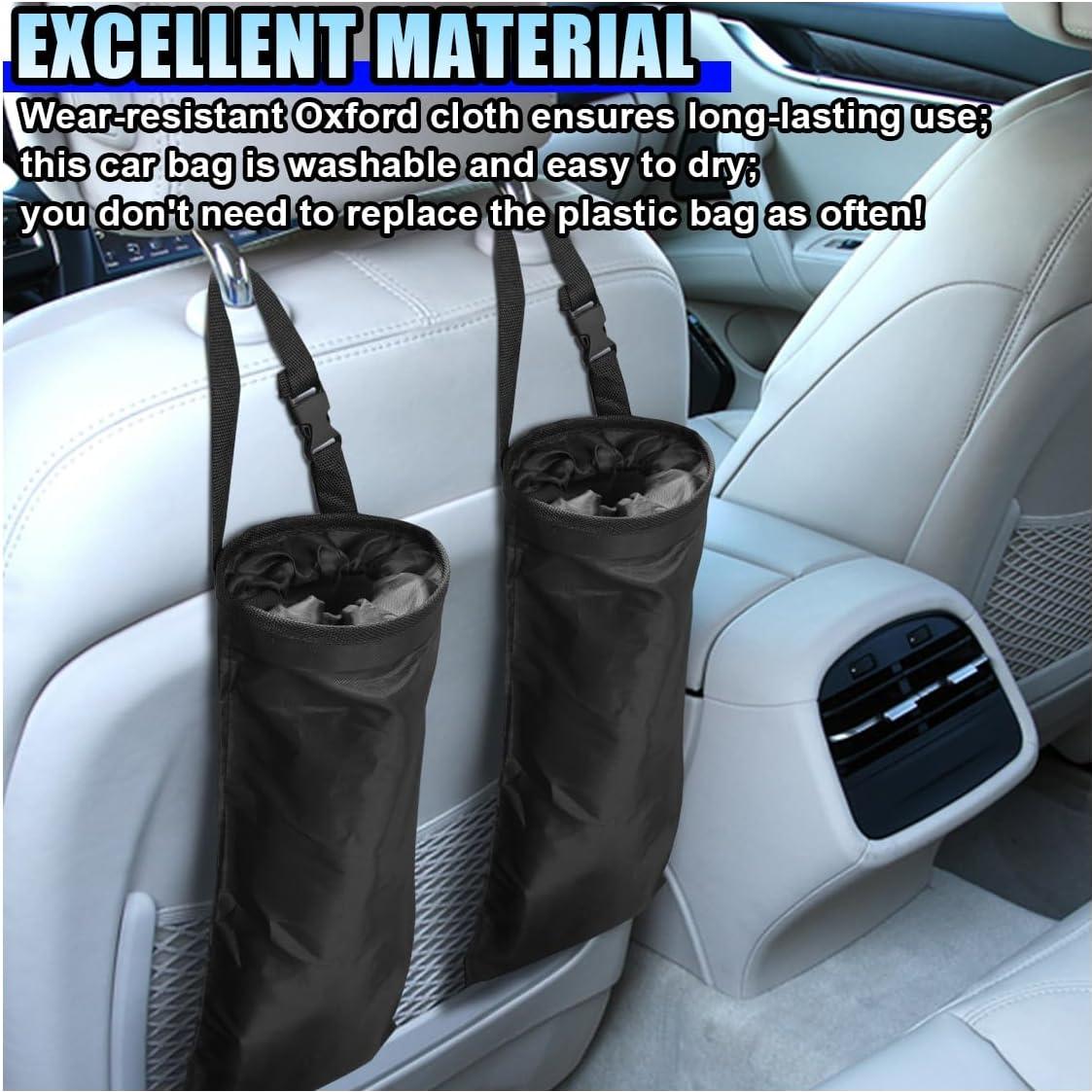 Bolsa de Basura para Auto DUSCOKE 2PCS Desmontable 42x19cm