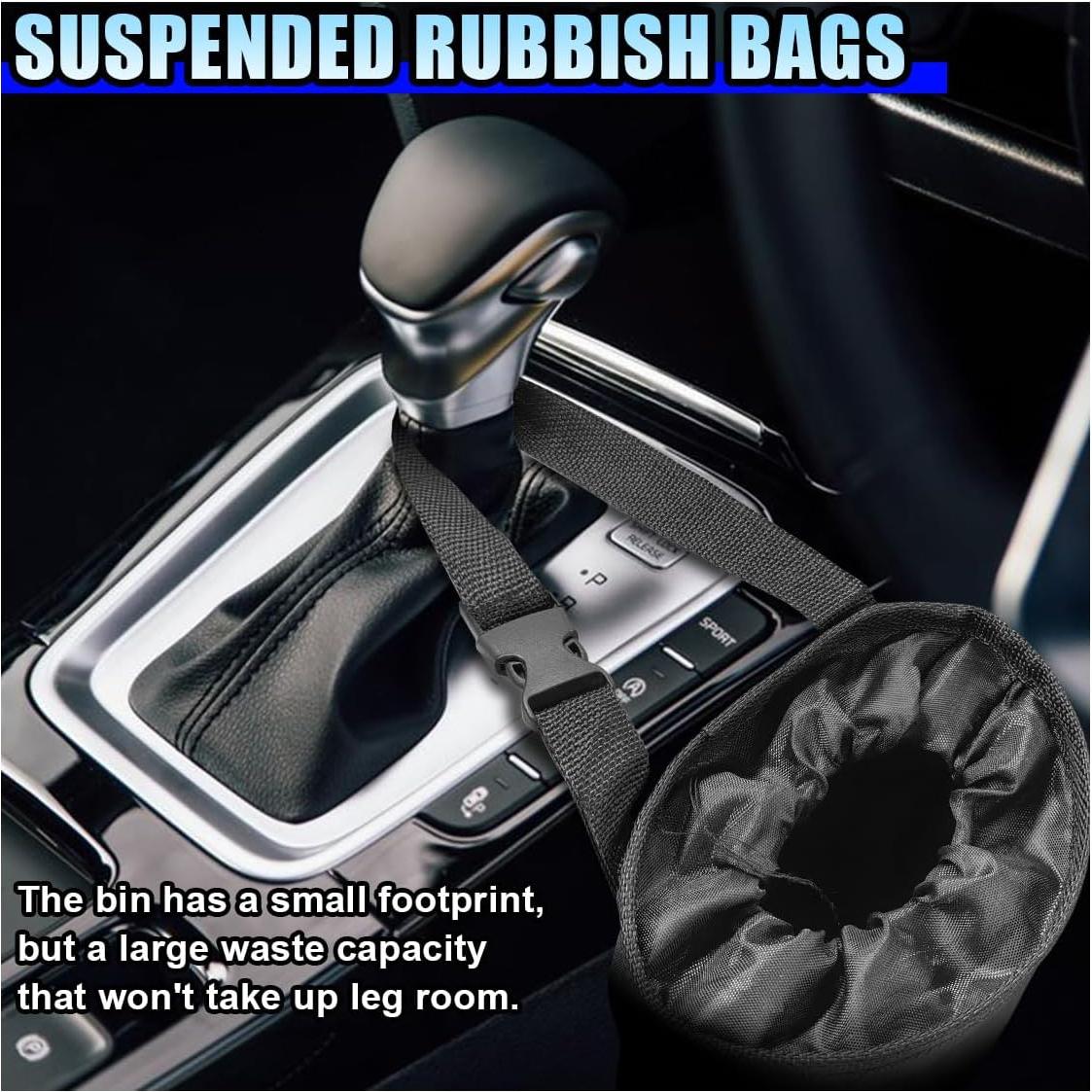 Bolsa de Basura para Auto DUSCOKE 2PCS Desmontable 42x19cm