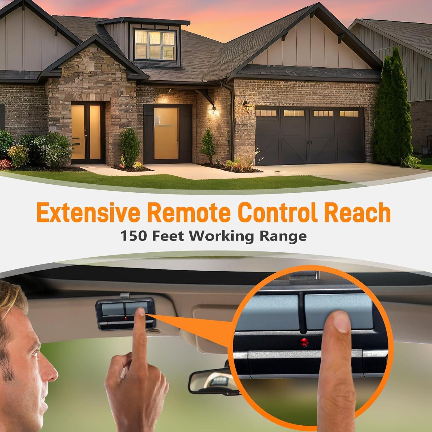 Control Remoto Liftmaster 892LT para Puerta de Garaje - 2 Botones