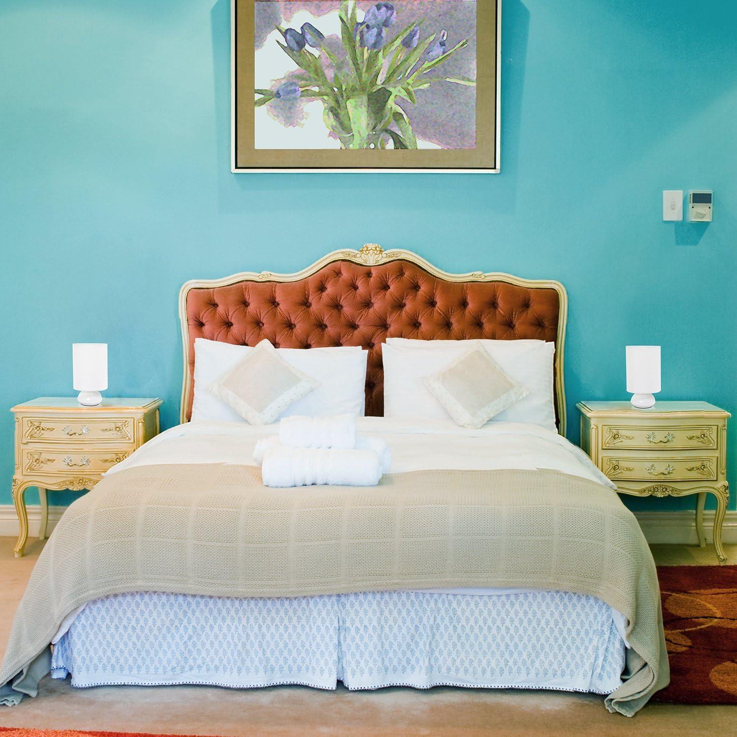 Lámpara de Mesa Táctil Simple Designs LT2043-WHT 2 Piezas