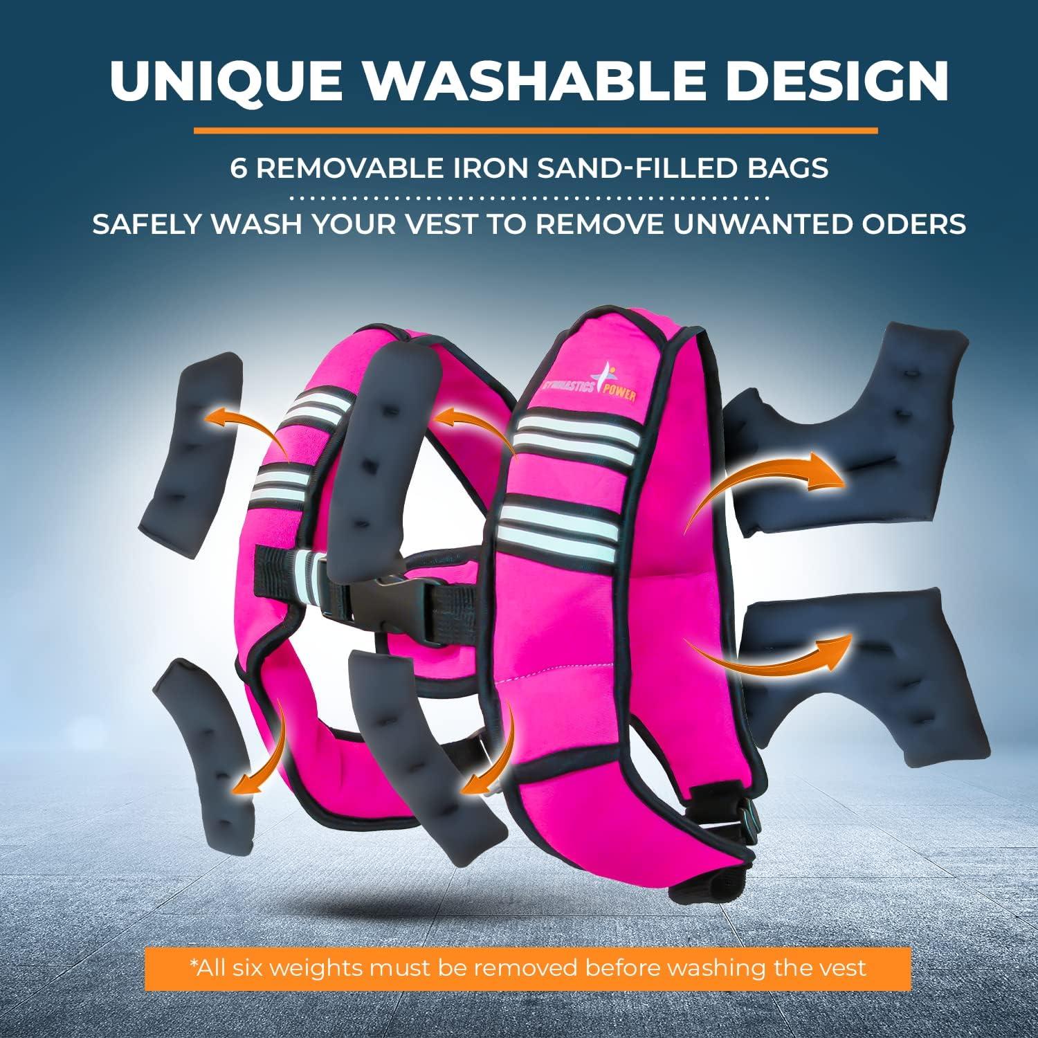 Chaleco con peso Gymnastics Power 20kg ajustable fitness