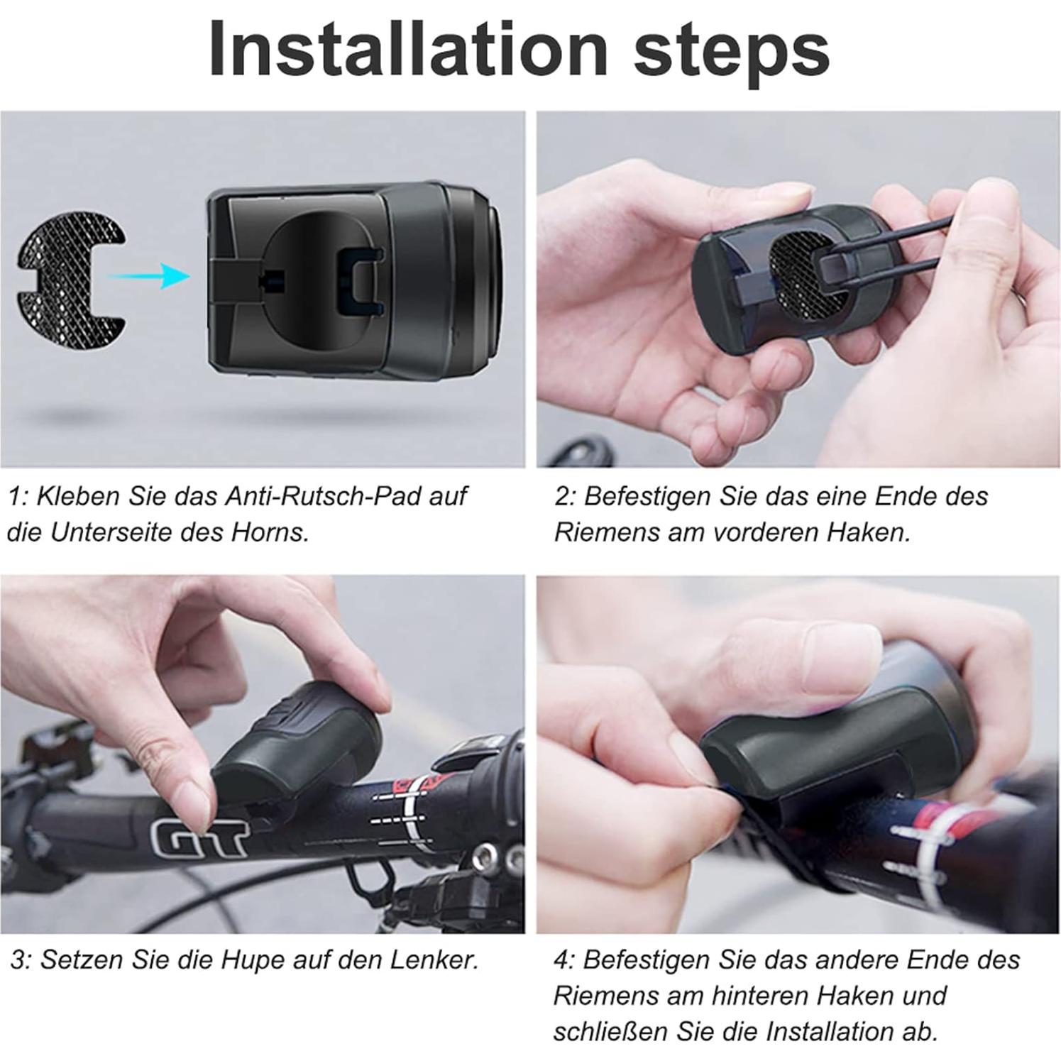 Timbre Eléctrico para Bicicleta BSSOK EH-1 125dB Impermeable