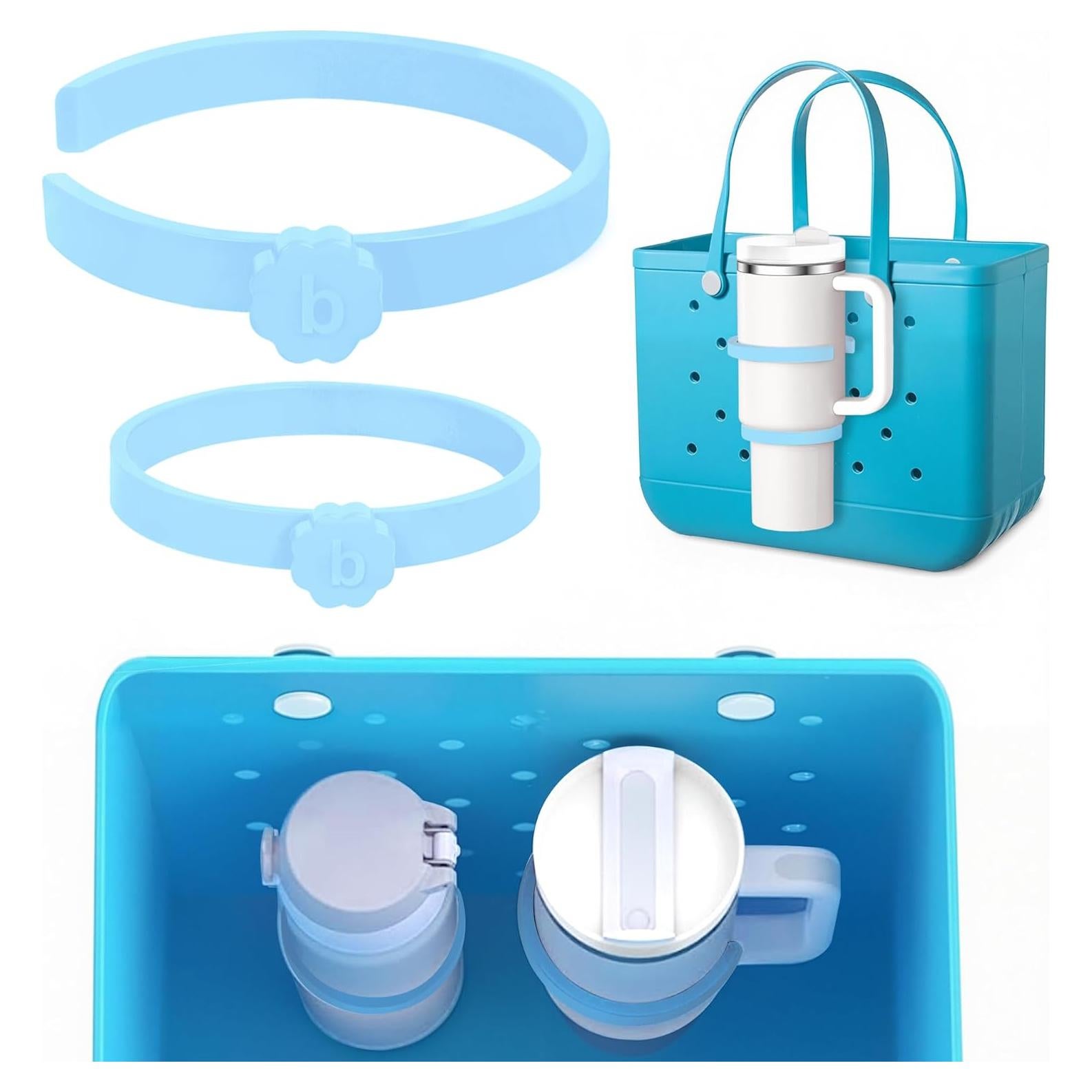 Soporte para Tazas Oudizz para Bogg Bag - Azul Bebé