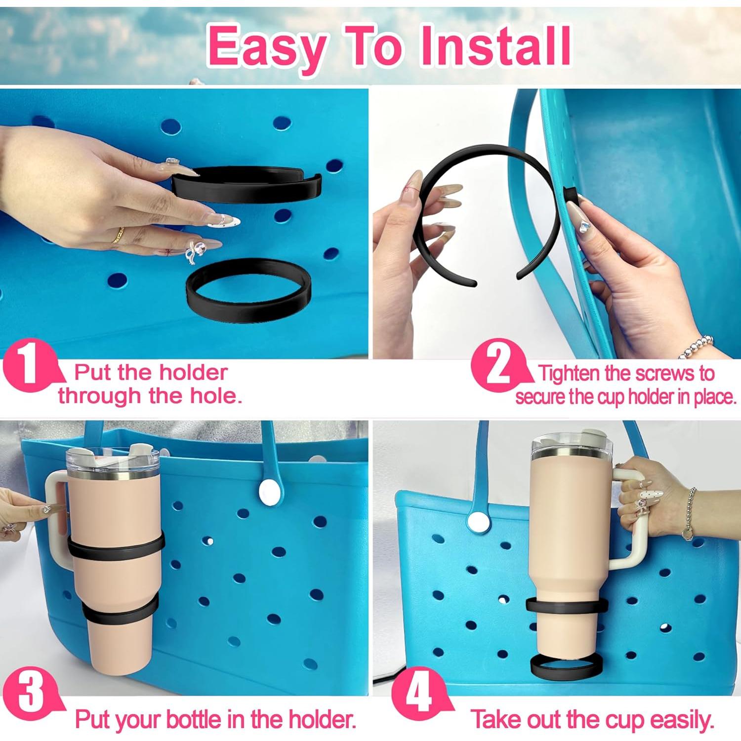 Soporte para Tazas Oudizz para Bogg Bag - Azul Bebé