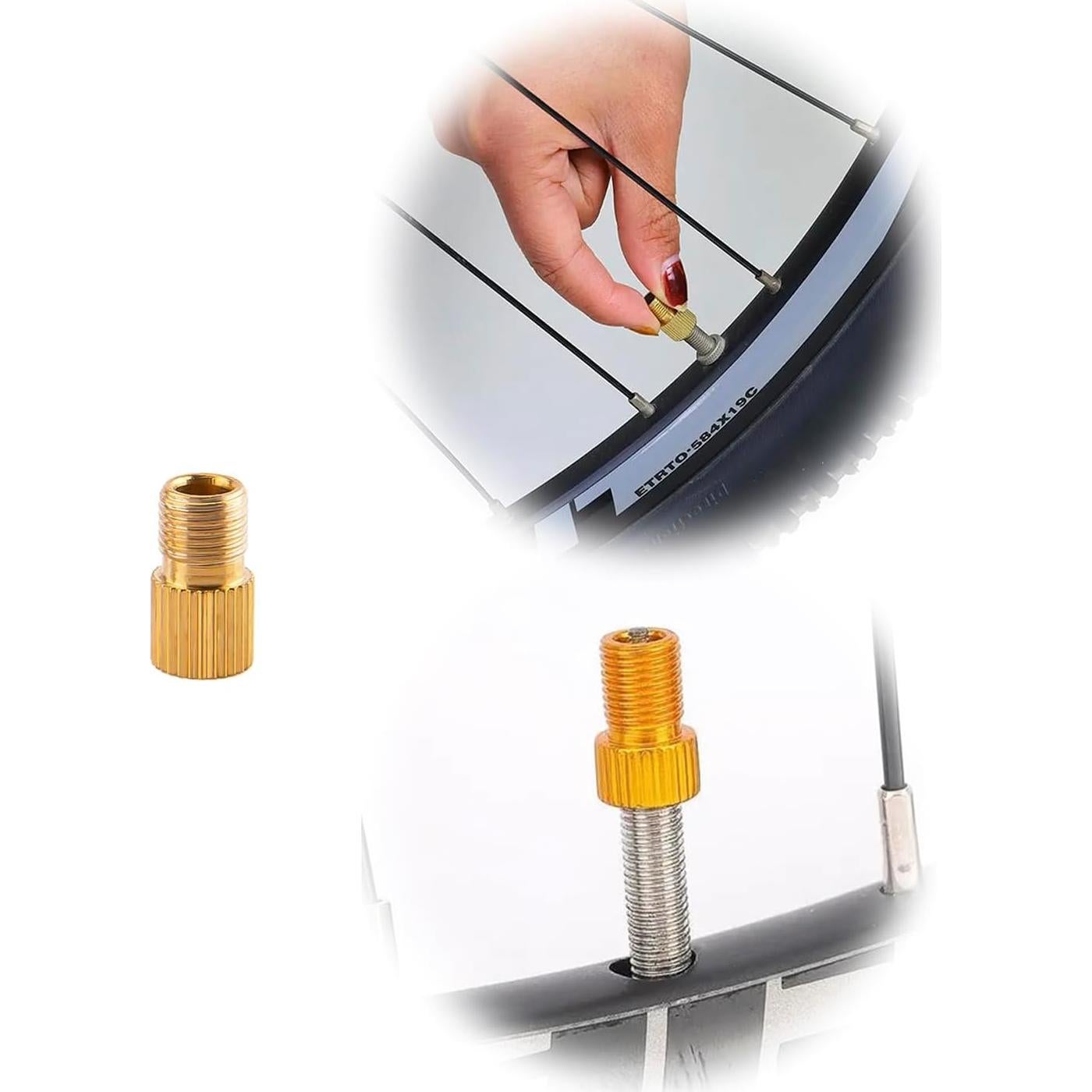 Kit de Adaptadores de Inflado CNHIDEE para Neumáticos y Balones