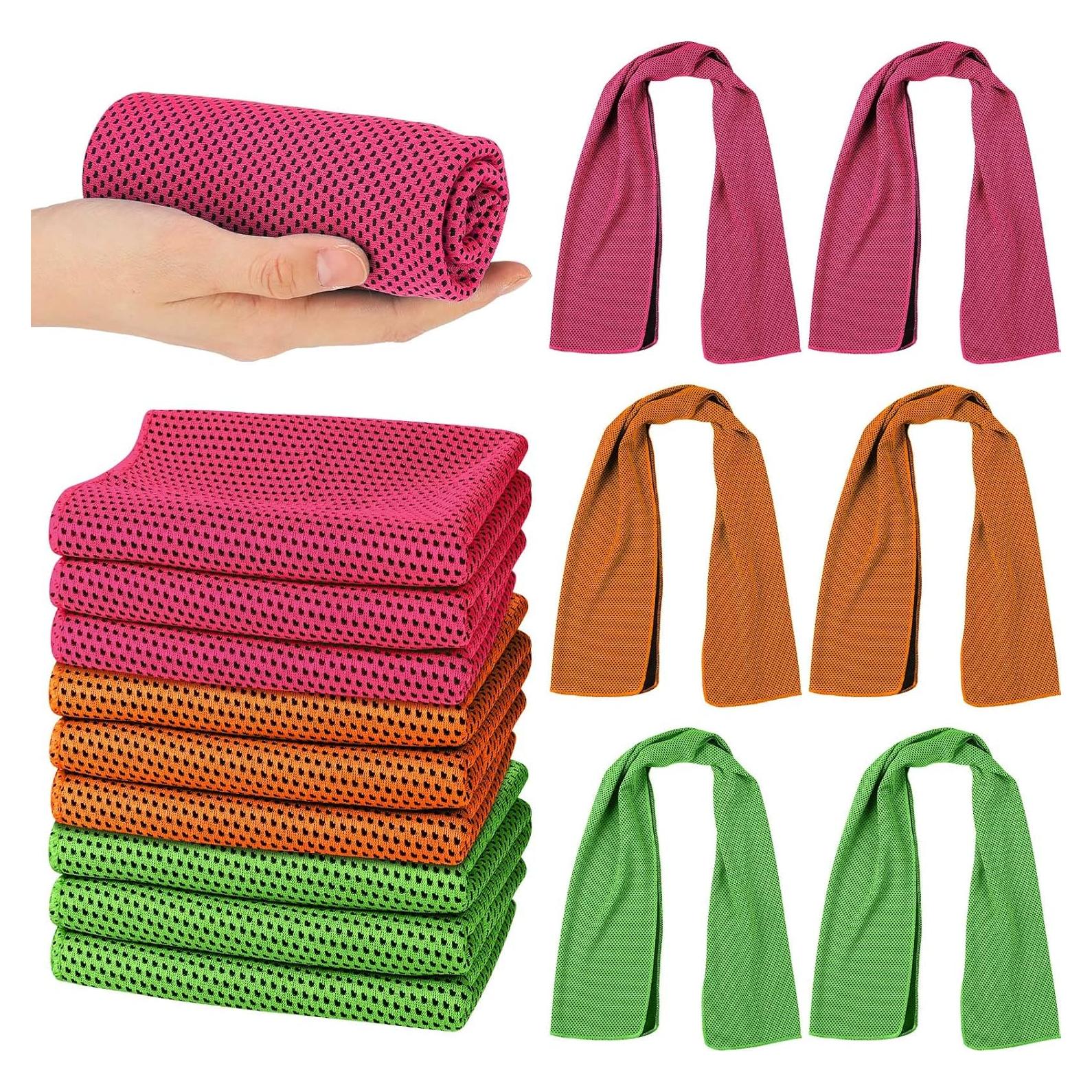 Toalla de Enfriamiento BBTO Microfibra 81x30 cm para Yoga y Gimnasio