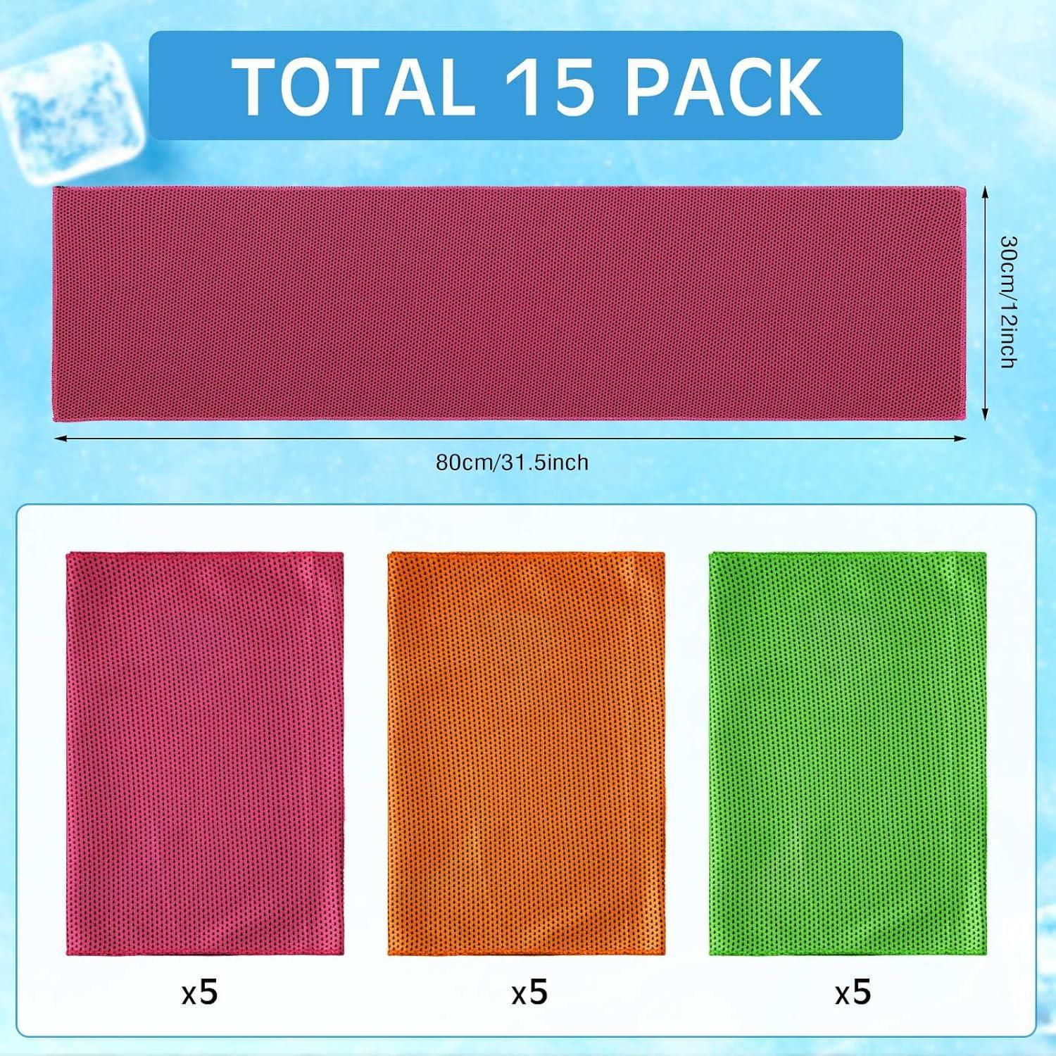 Toalla de Enfriamiento BBTO Microfibra 81x30 cm para Yoga y Gimnasio