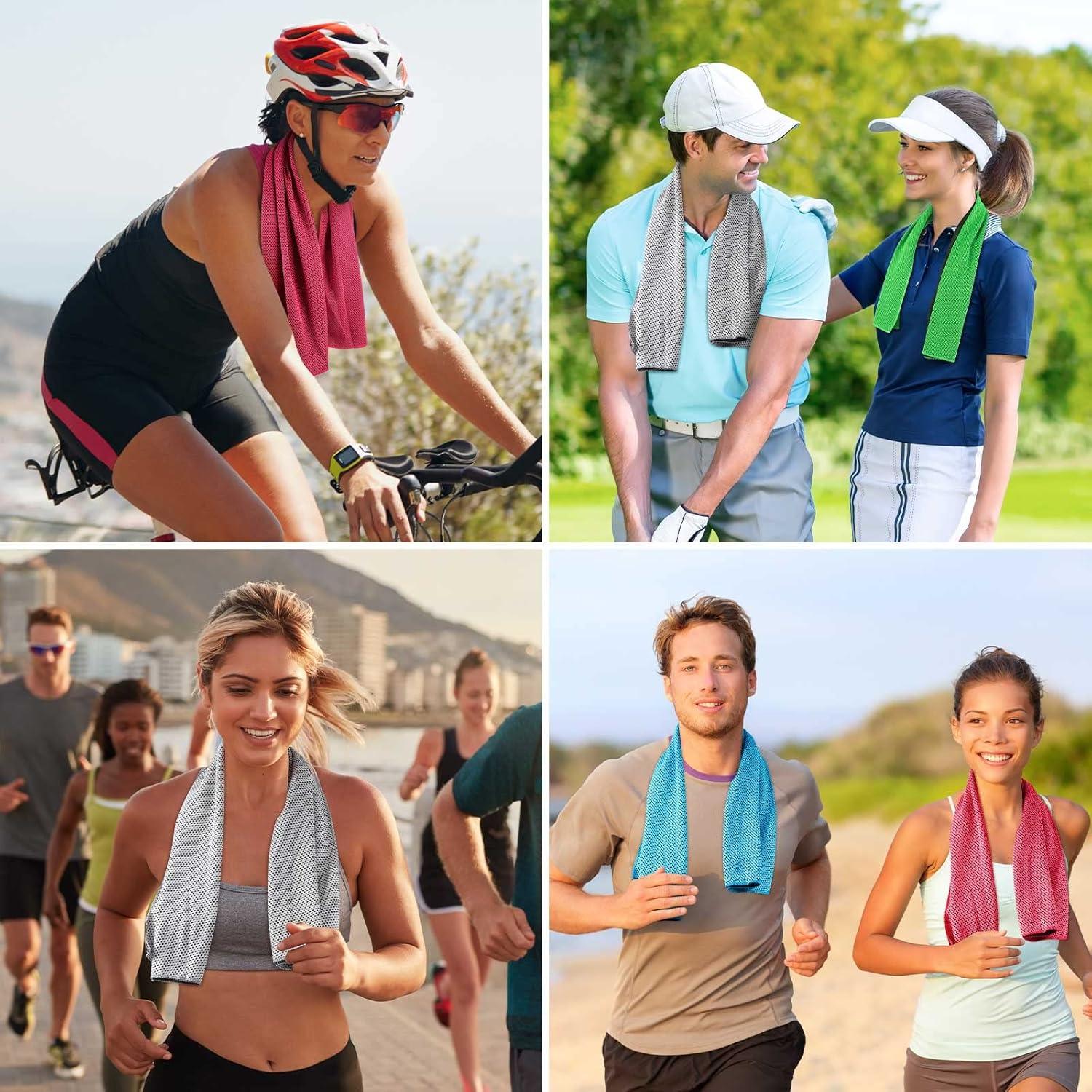 Toalla de Enfriamiento BBTO Microfibra 81x30 cm para Yoga y Gimnasio