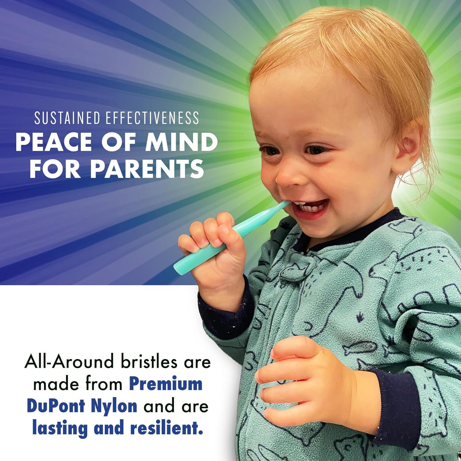 Cepillo de Dientes para Bebés Baby Buddy Azul 0-2 Años Cerdas Suaves