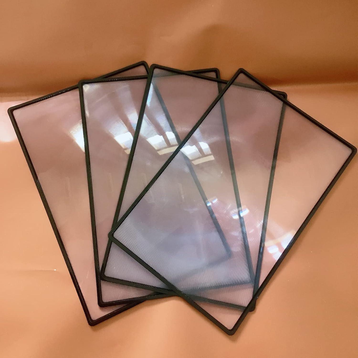 4 Lentes Magnificadores 3X HYMAOME para Lectura y Marcador