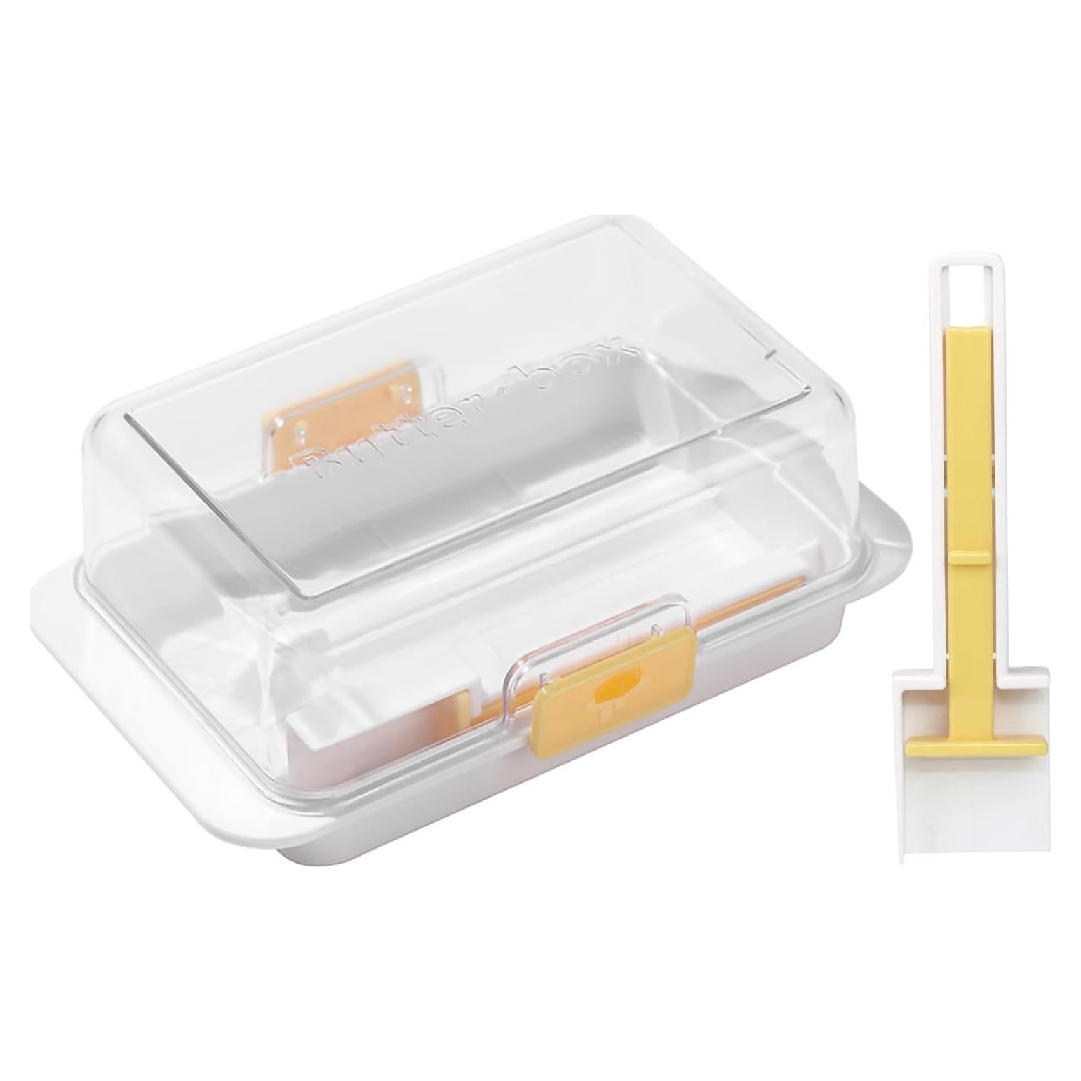 Contenedor de Mantequilla con Cortador Auerllcy - Hermético 18.5x10.9cm