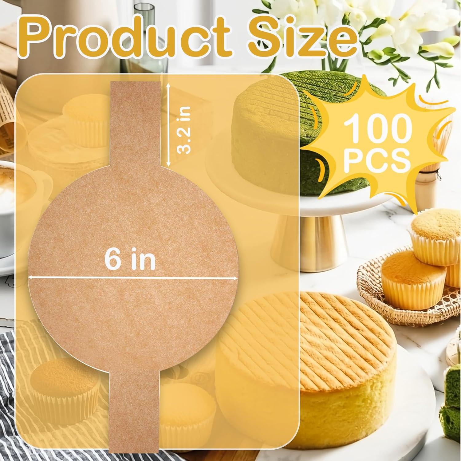 Paquete de 100 Rondas de Papel Pergamino Incycall 15 cm