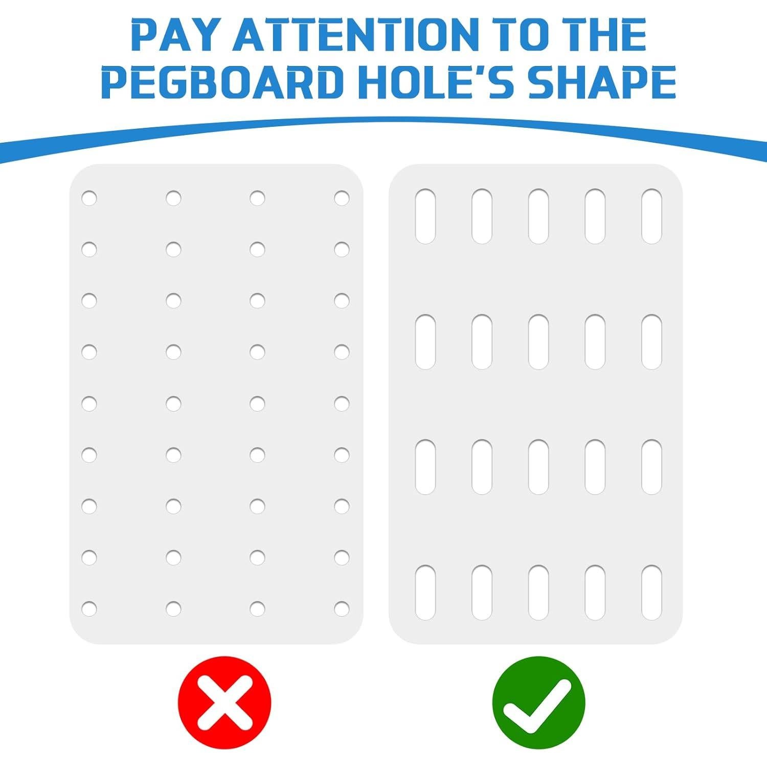 15 Ganchos de Tablero Perforado CroBlissful para IKEA Skadis
