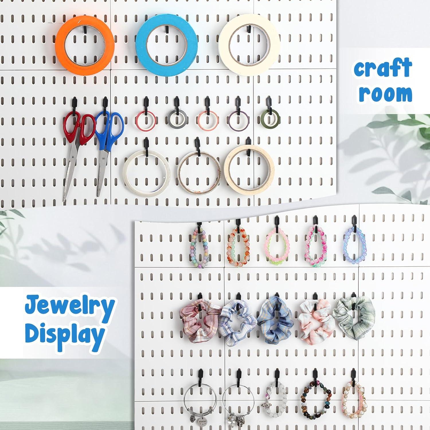 15 Ganchos de Tablero Perforado CroBlissful para IKEA Skadis