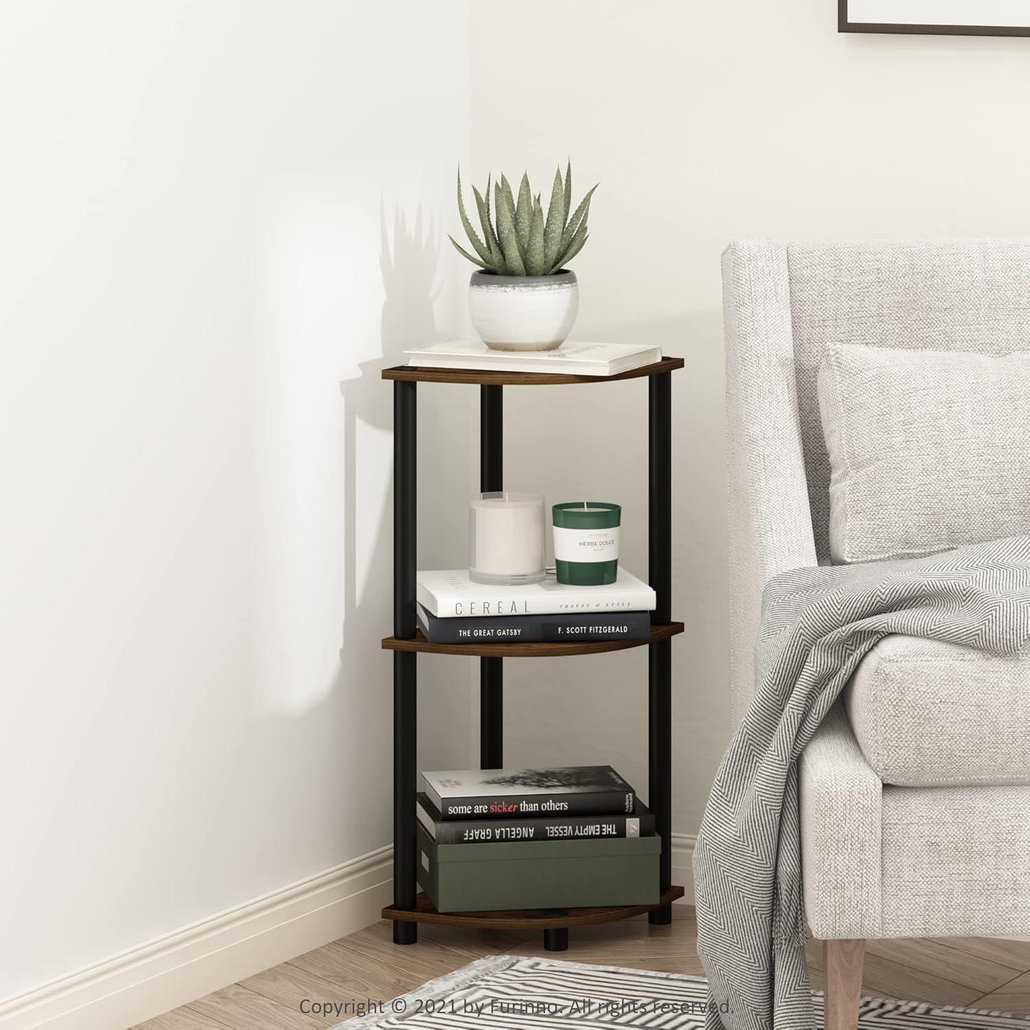 Estante de Esquina Reversible Furinno Turn-N-Tube 3 Niveles