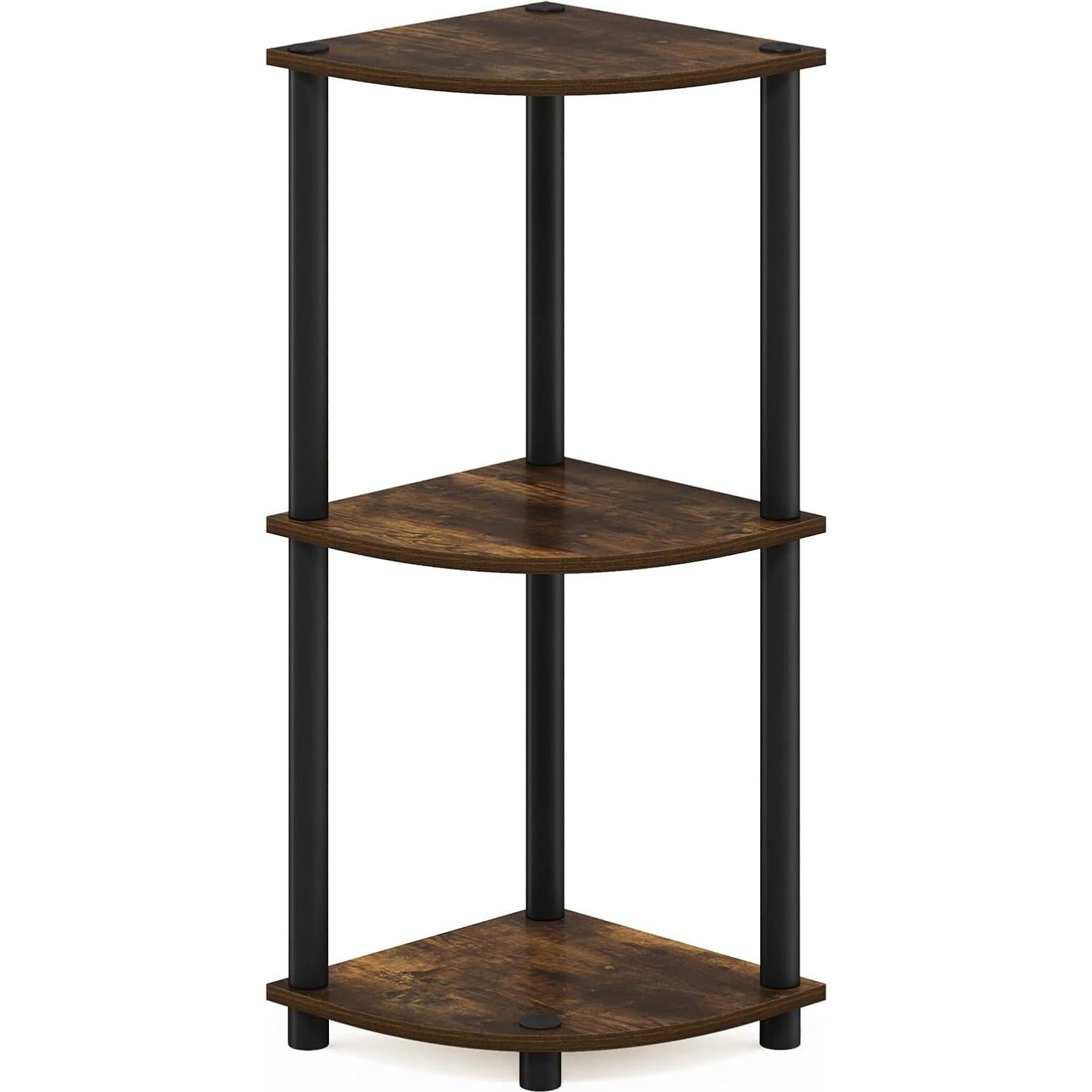 Estante de Esquina Reversible Furinno Turn-N-Tube 3 Niveles