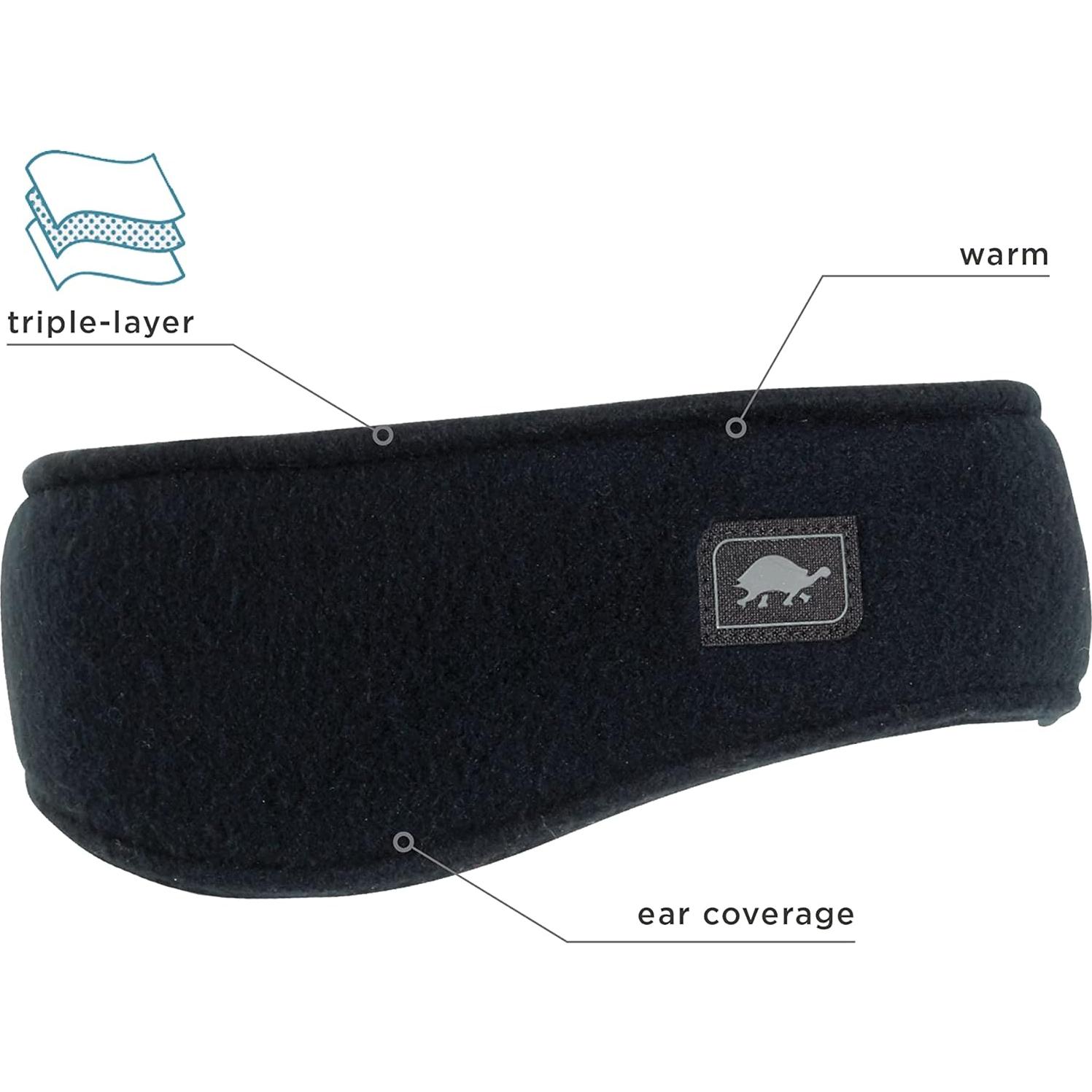 Banda de Oído Turtle Fur Original 3 Capas Adulto Negro