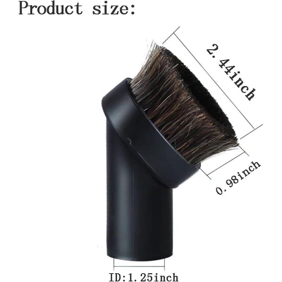 2 Cepillos Redondos de Cabello de Caballo EcoMaid 25mm