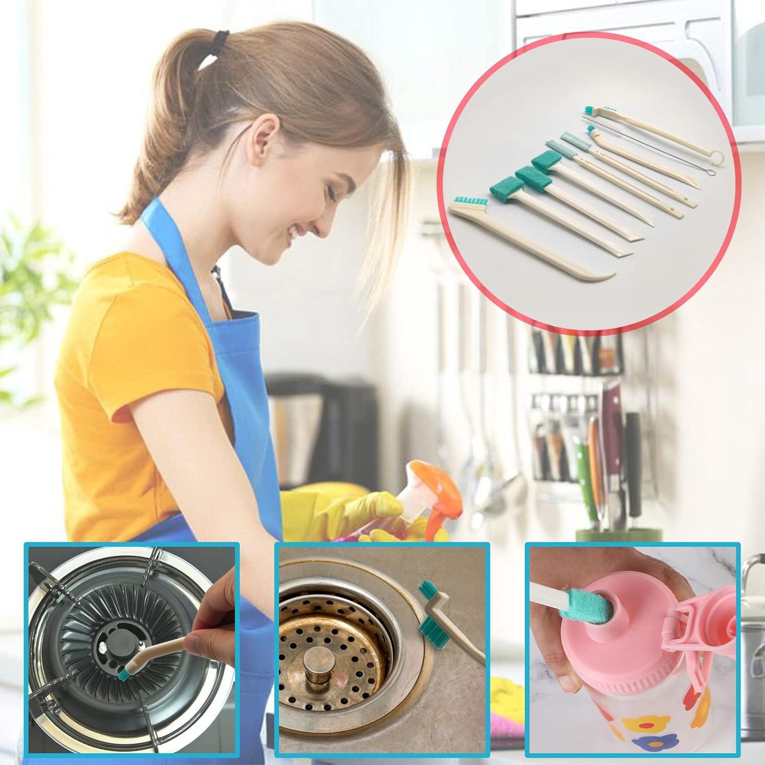 Conjunto de 9 Cepillos de Limpieza ELEMGULY para Grietas