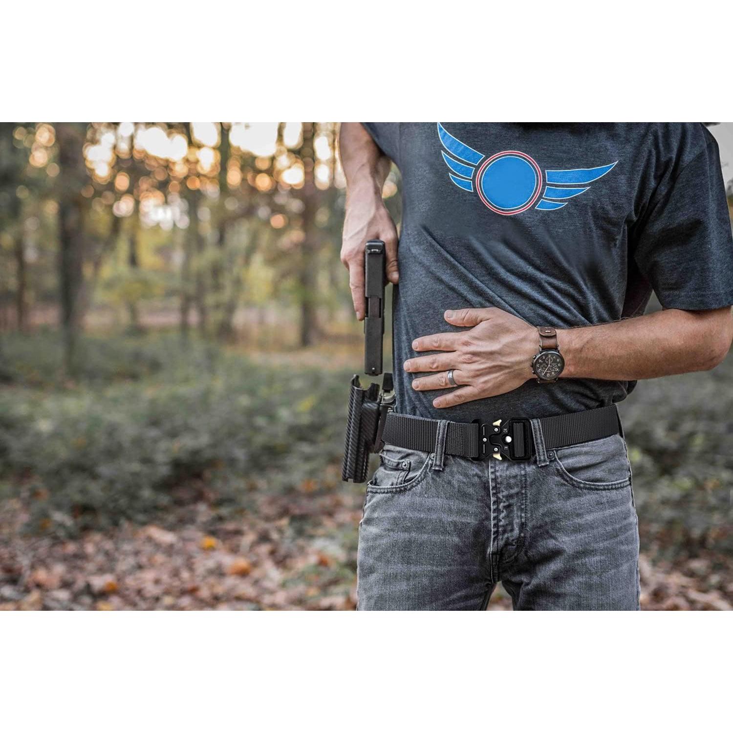 Cinturones Tácticos Ginwee en Paquete de 3 para Hombres