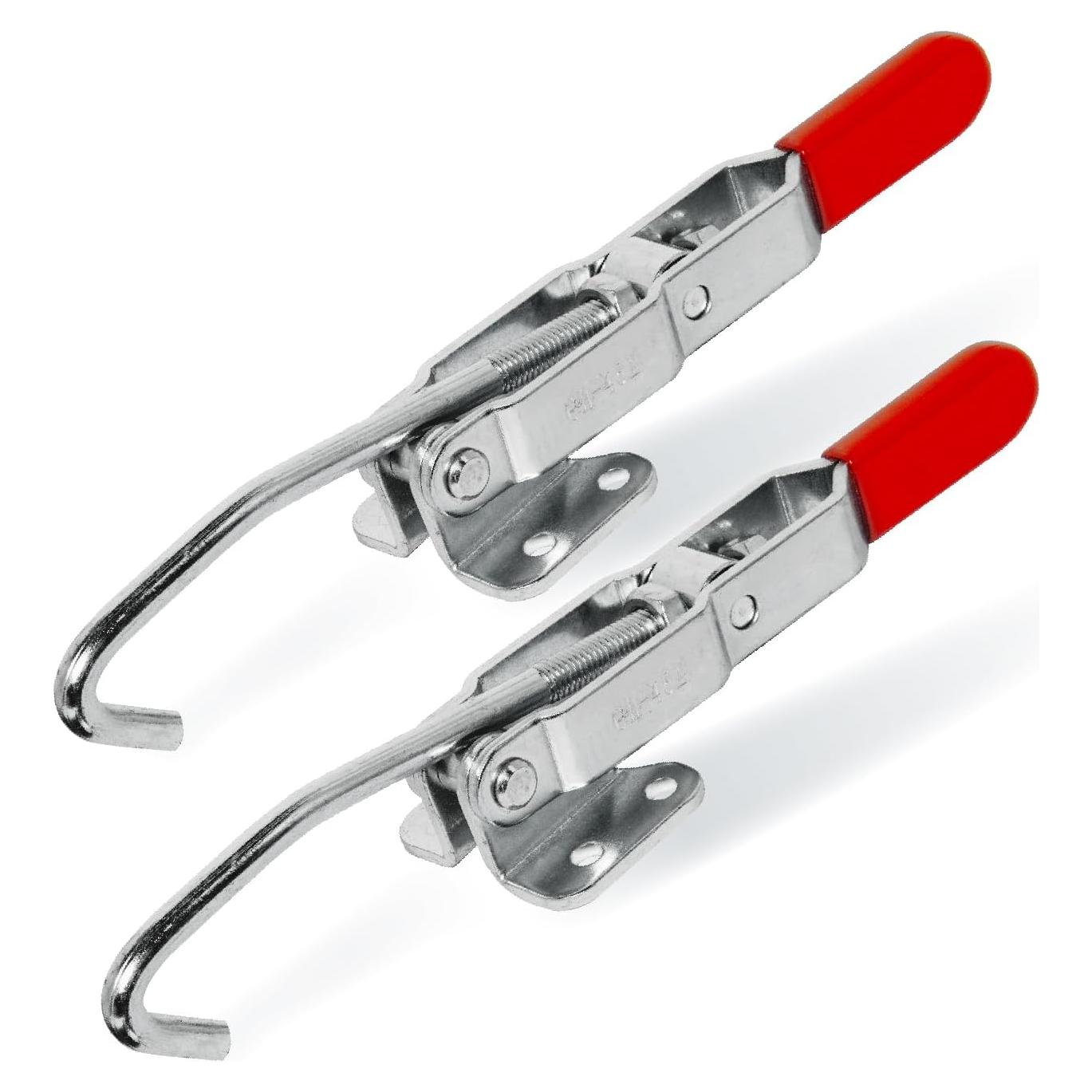 Abrazadera de Palanca POWERTEC 451 J 2PK 170 kg Acero Rojo