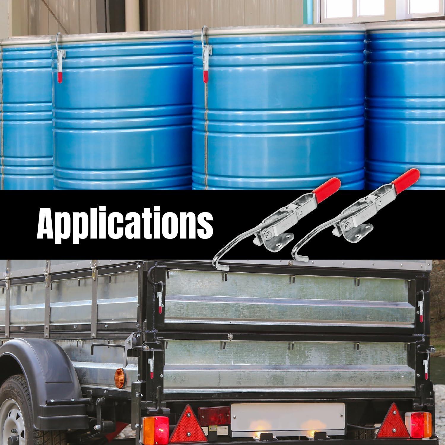 Abrazadera de Palanca POWERTEC 451 J 2PK 170 kg Acero Rojo