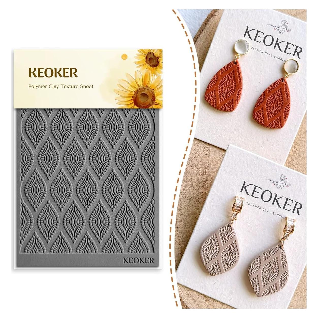 Hojas de Textura para Arcilla Polimérica Keoker - Modelo A