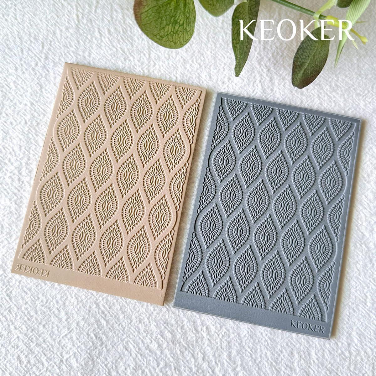 Hojas de Textura para Arcilla Polimérica Keoker - Modelo A