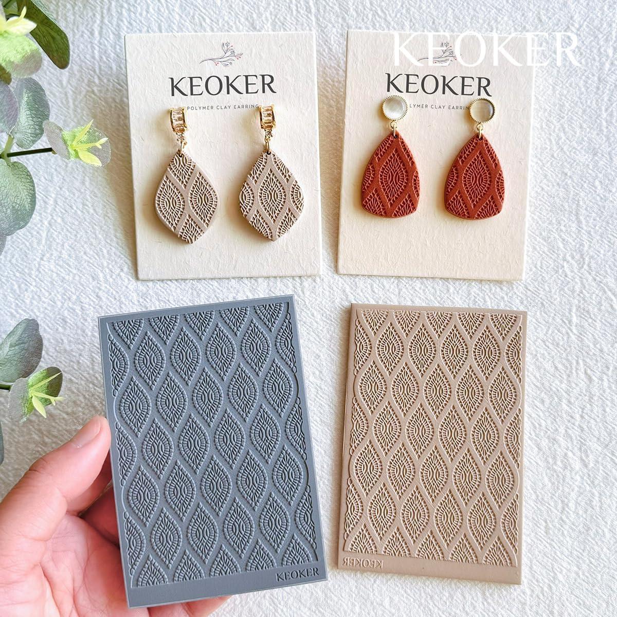 Hojas de Textura para Arcilla Polimérica Keoker - Modelo A