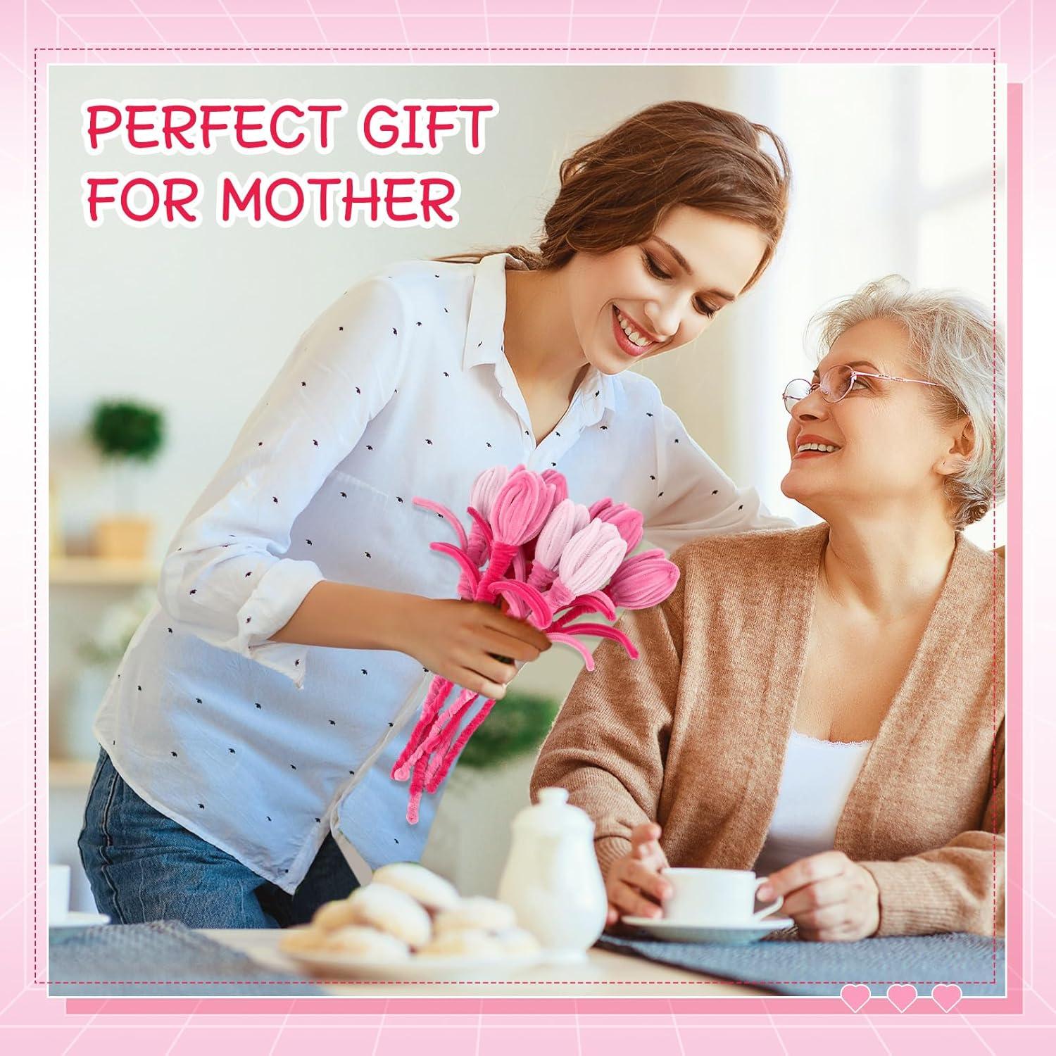 Limpiadores de Tubos Extra Largos RoundFunny 150 Pcs 99 cm Rosa