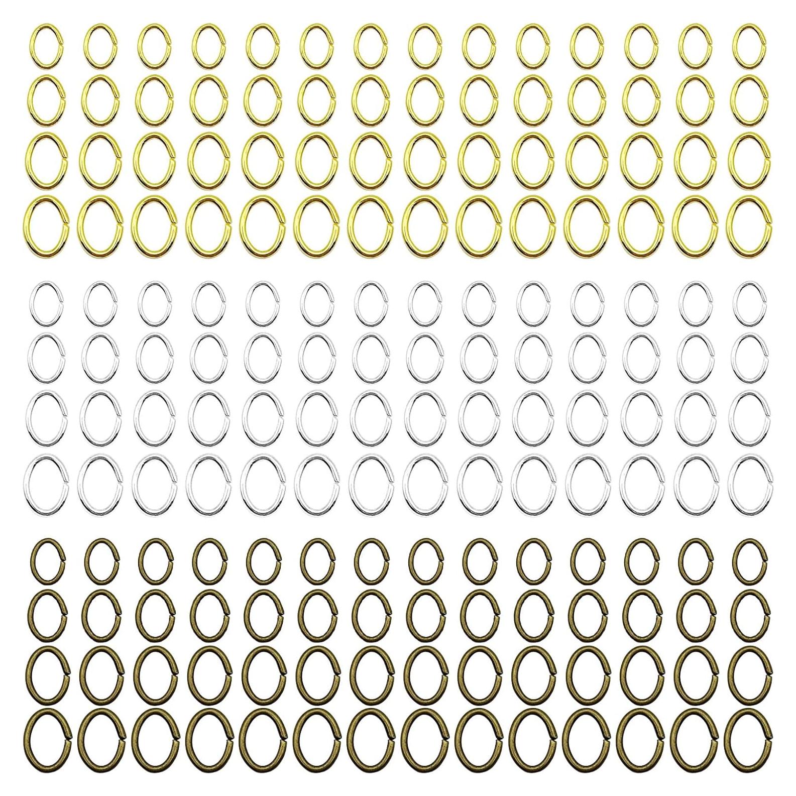 1200 Anillas de Salto Abiertas YaeYur Acero Inoxidable DIY