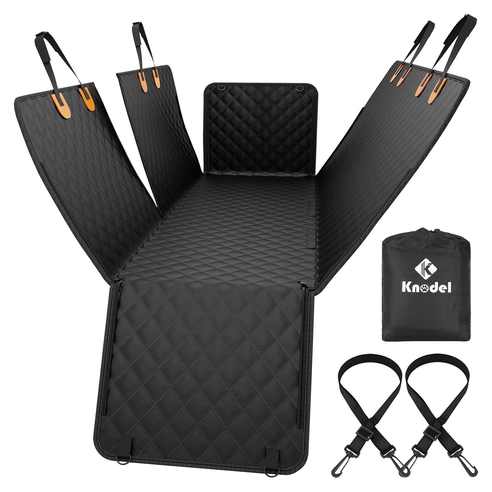 Funda de Asiento para Perros K KNODEL 100% Impermeable Negro