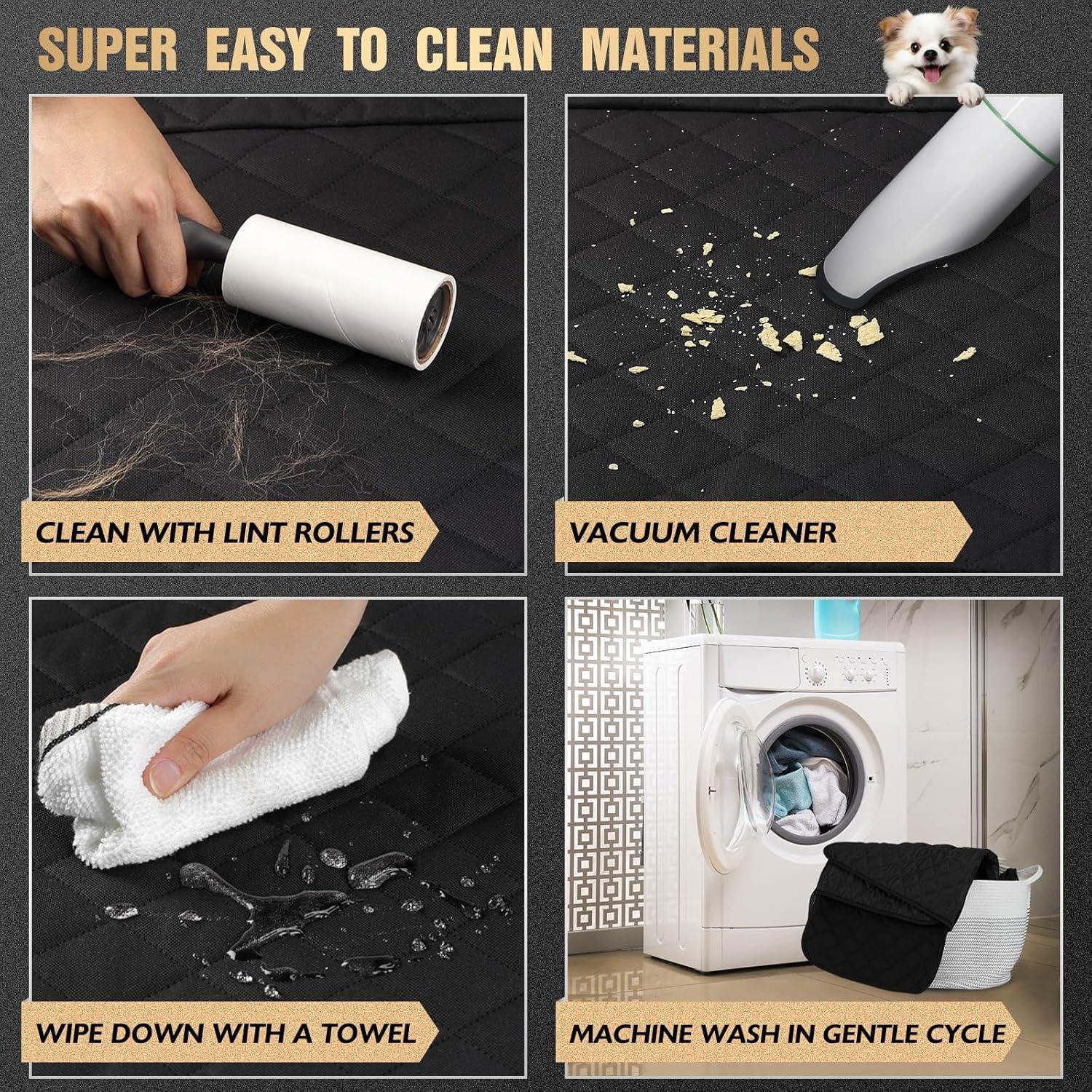 Funda de Asiento para Perros K KNODEL 100% Impermeable Negro