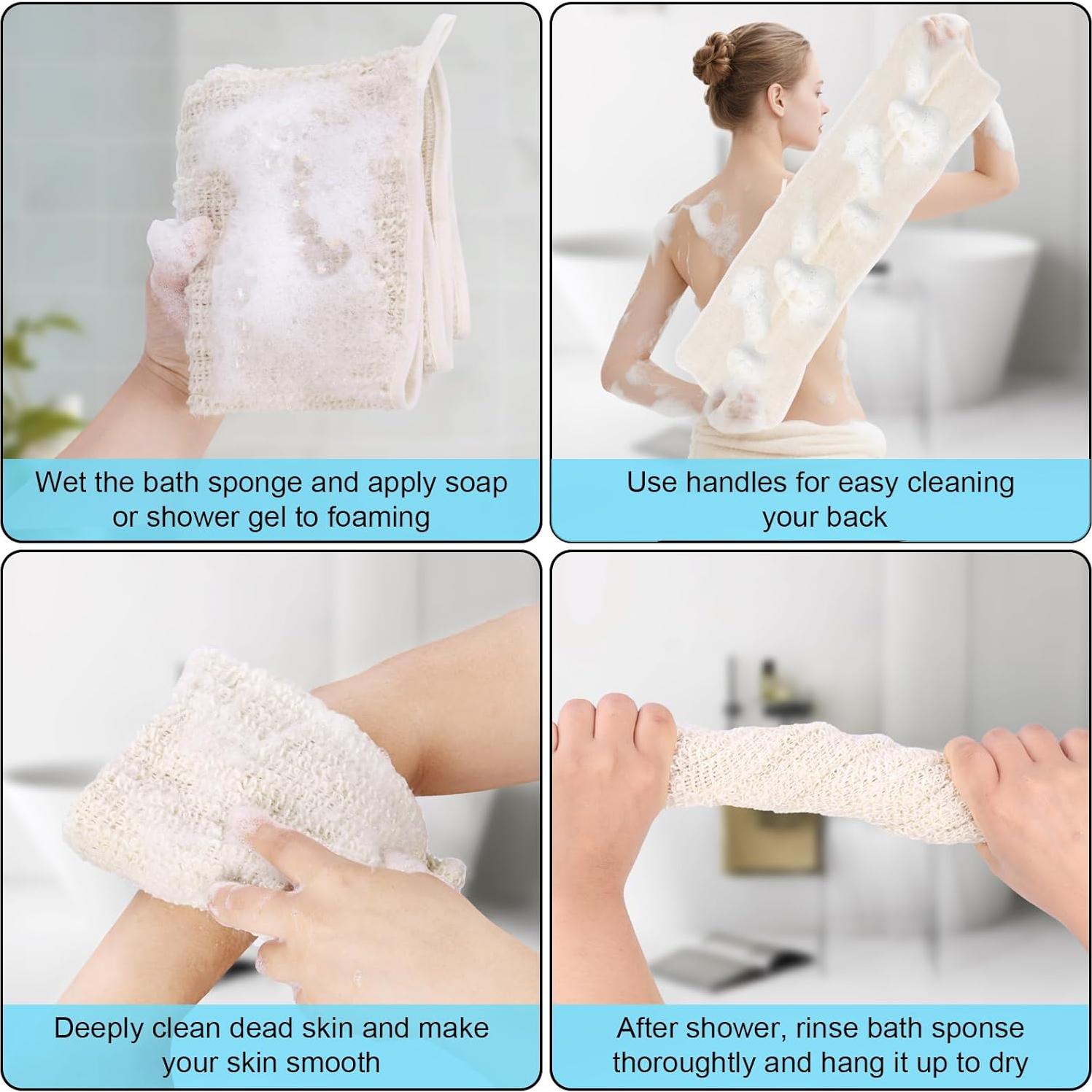 Esponja Exfoliante de Lufa SAMIYUE para Ducha 83.82x27.94cm