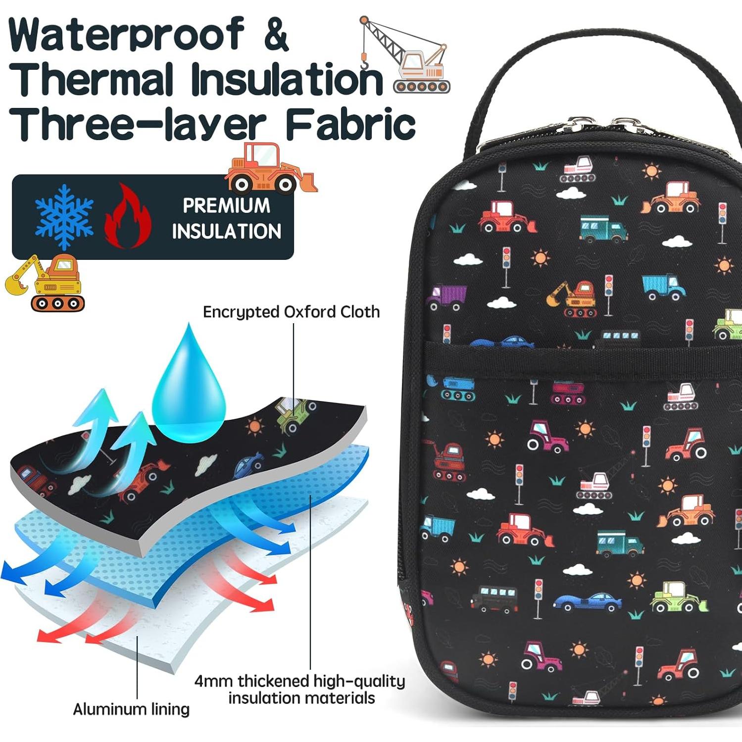 Bolsa de Almuerzo Aislada Yelocota - Mini 1.7 kg - Camiones