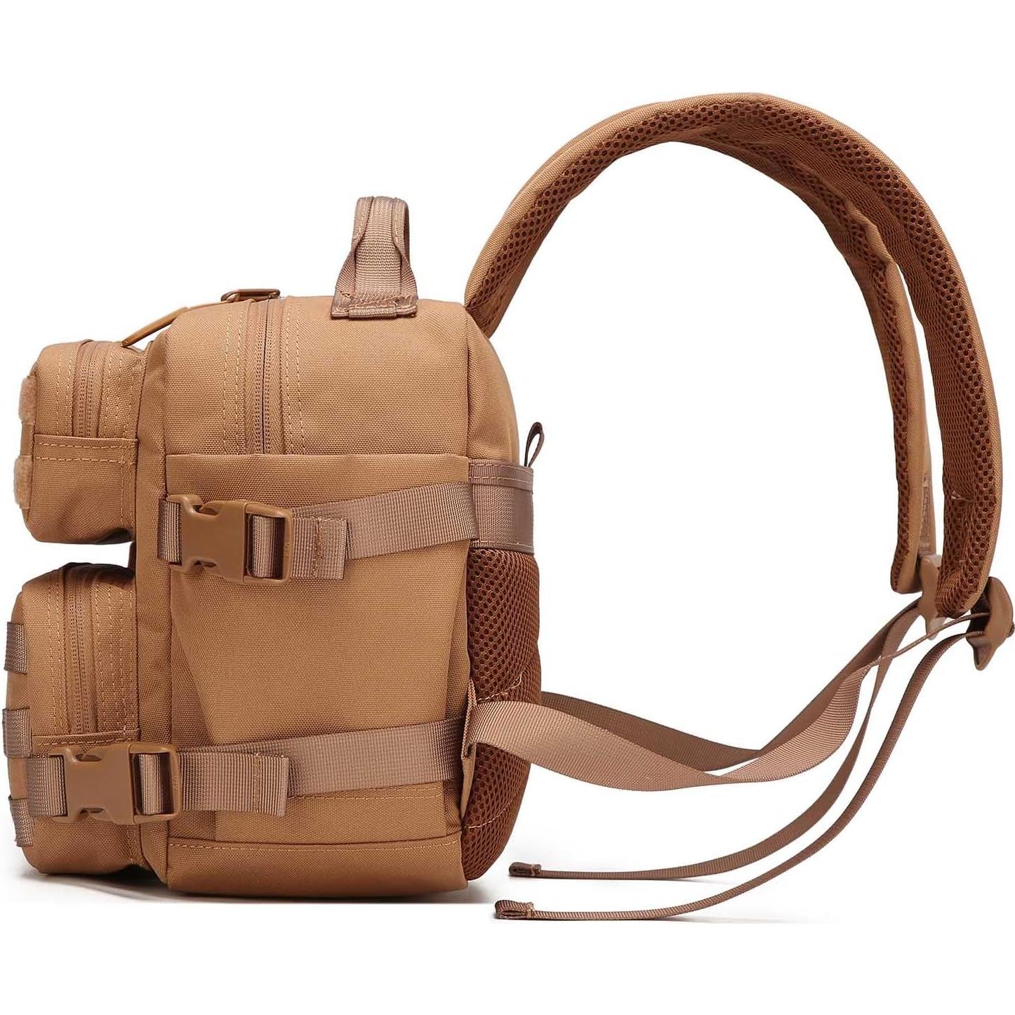 Mochila Táctica Mini ONE WVW PIN 9L Impermeable Negra