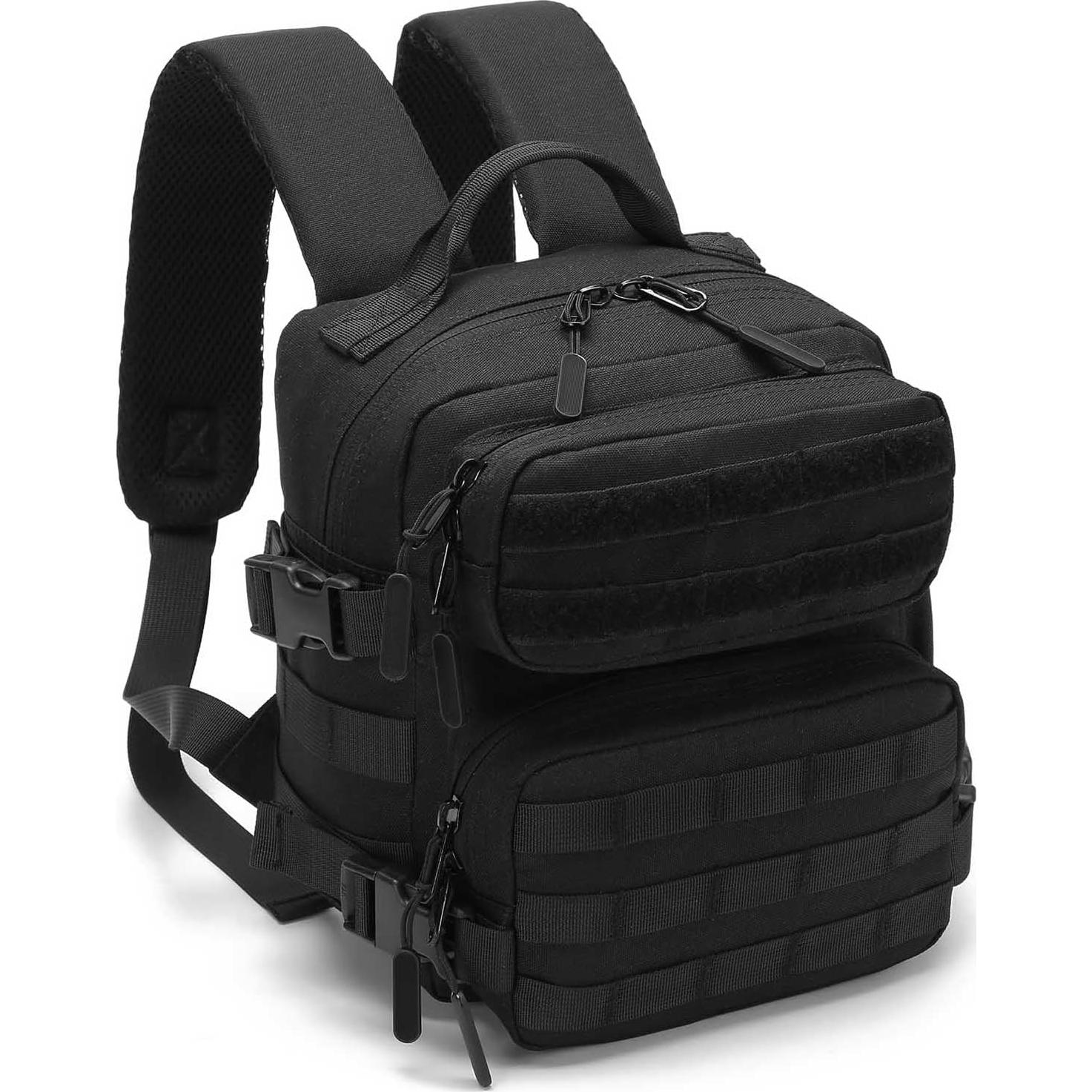 Mochila Táctica Mini ONE WVW PIN 9L Impermeable Negra