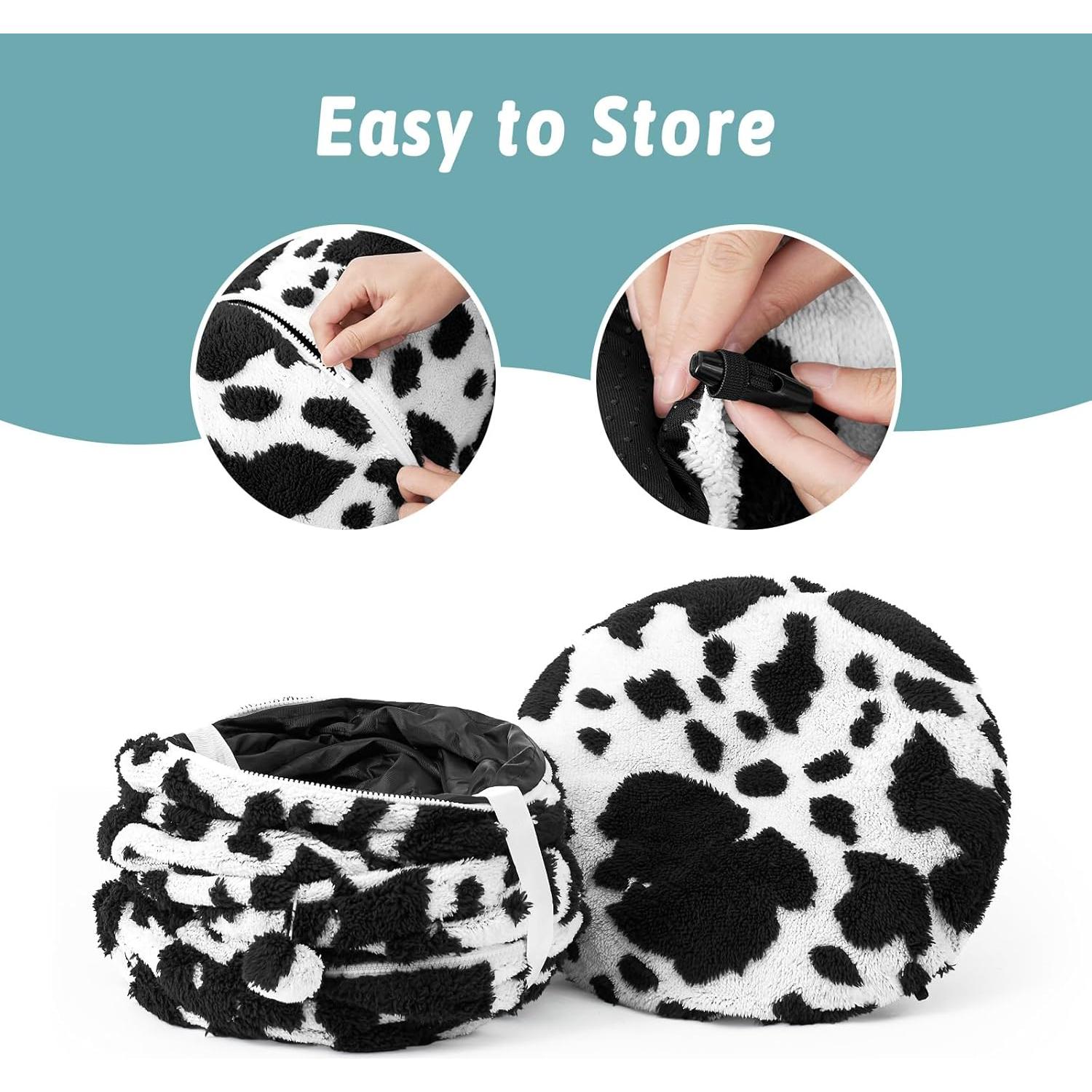 Túnel de Gato Plegable COZY KISS con Cojín Lavable 85x85cm