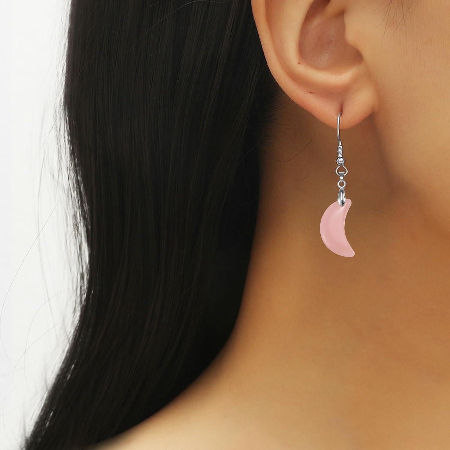 10 Piezas Encantos de Piedra Brillante Luminosa para Joyería