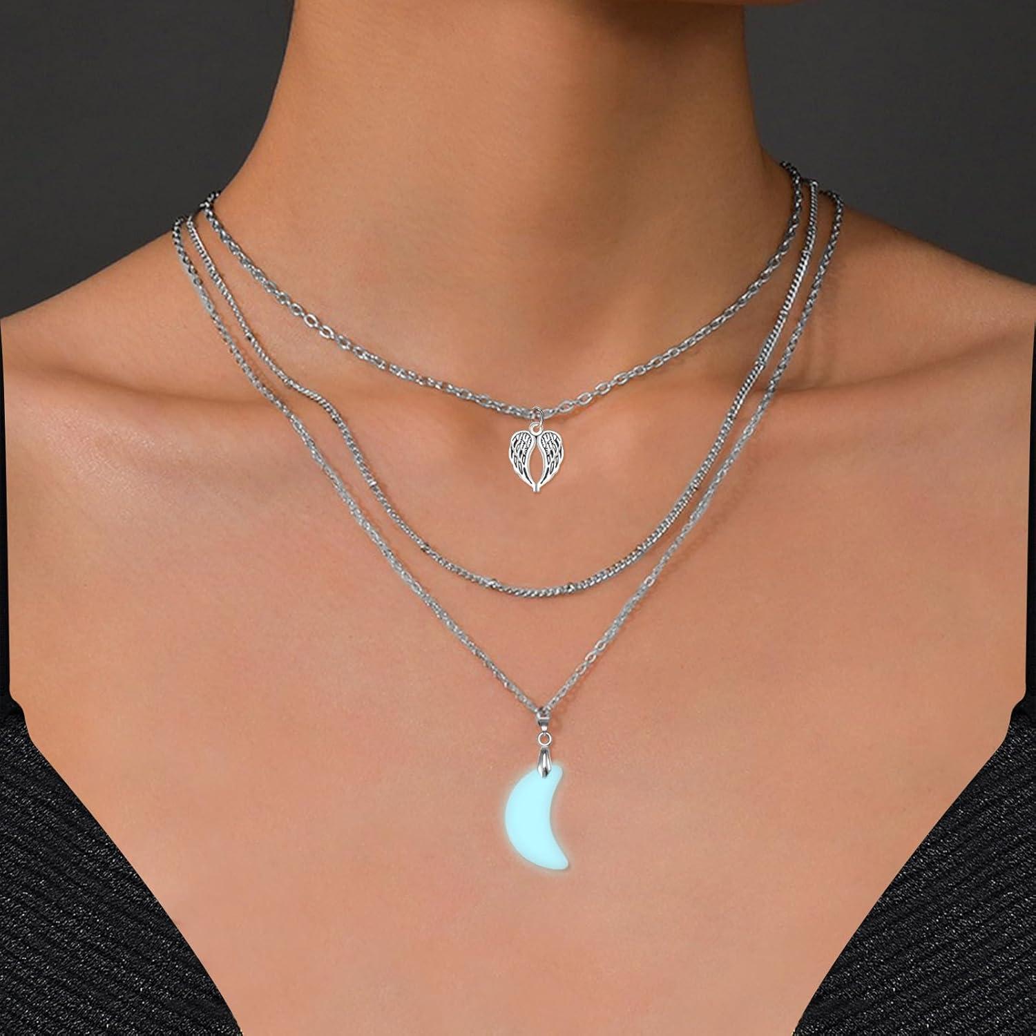 10 Piezas Encantos de Piedra Brillante Luminosa para Joyería