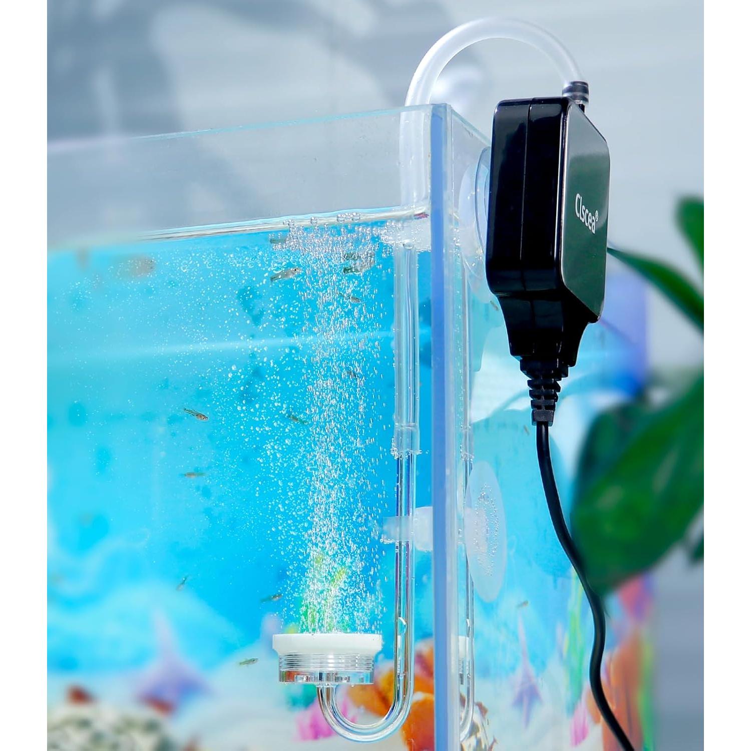 Bomba de aire para acuario Clscea 1.5W 1-15 galones silenciosa